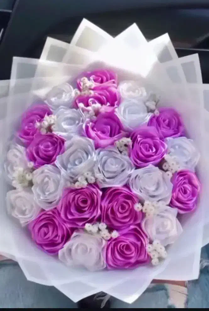 دسته گل روبانی و پروانه ای|گل مصنوعی|نیشابور, شهرک جانبازان|دیوار