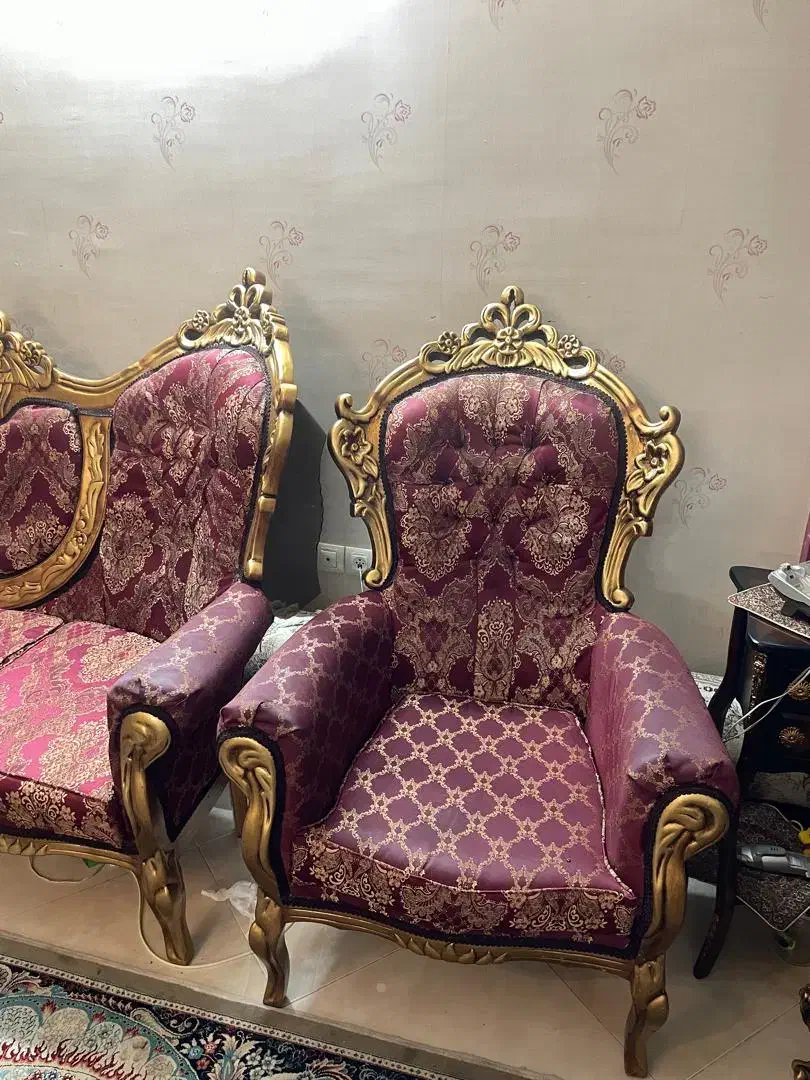 مبلمان سلطنتی|مبلمان خانگی و میز عسلی|مشهد, چهارچشمه|دیوار