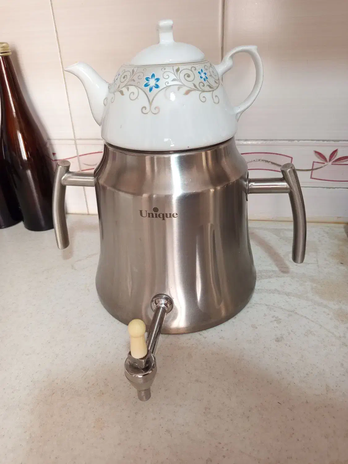 سماور روگازی یا کتری قوری|قوری، کتری، قهوه‌ساز دستی|محمدشهر, همایون ویلا|دیوار