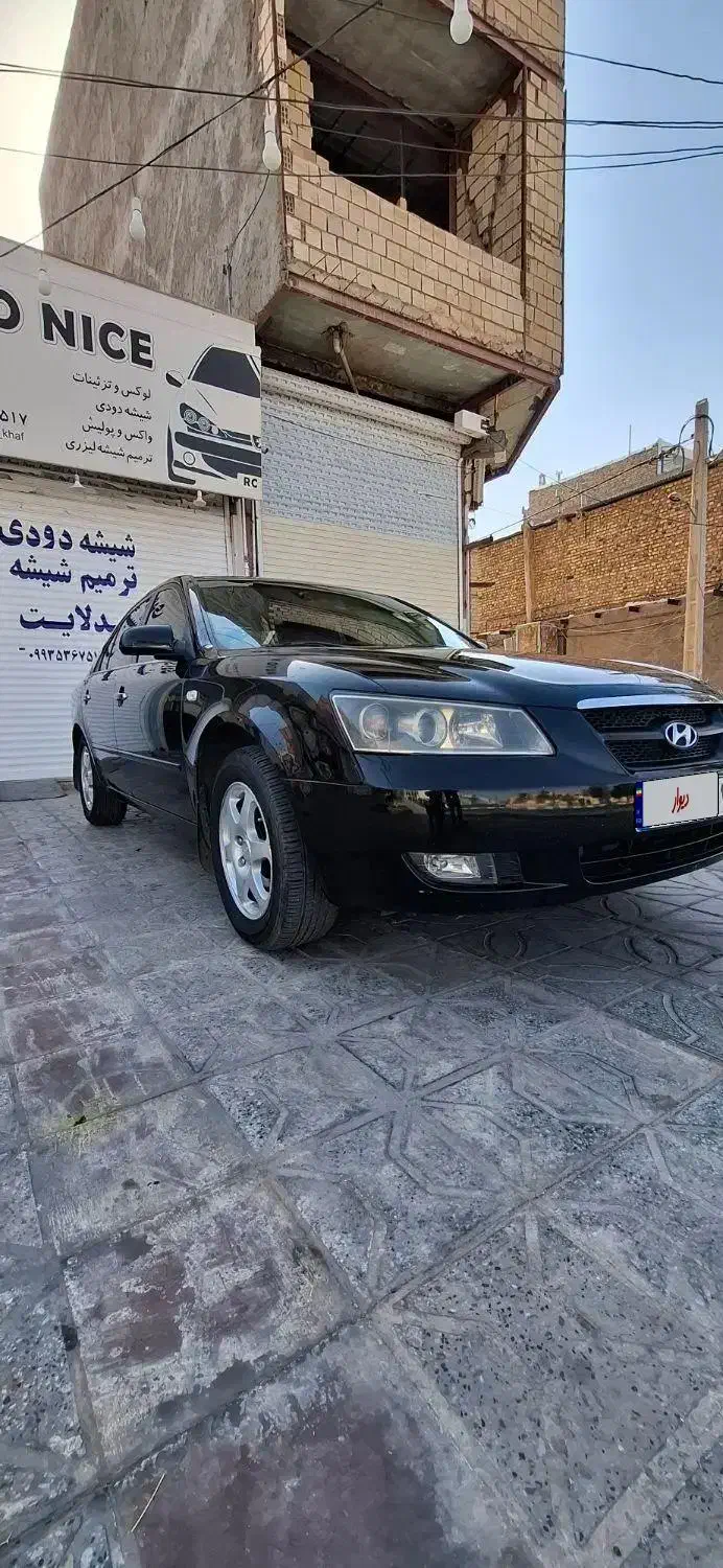 سونوتا ۲۰۰۸ مشکی|خودرو سواری و وانت|مشهد, کوی سیدی|دیوار