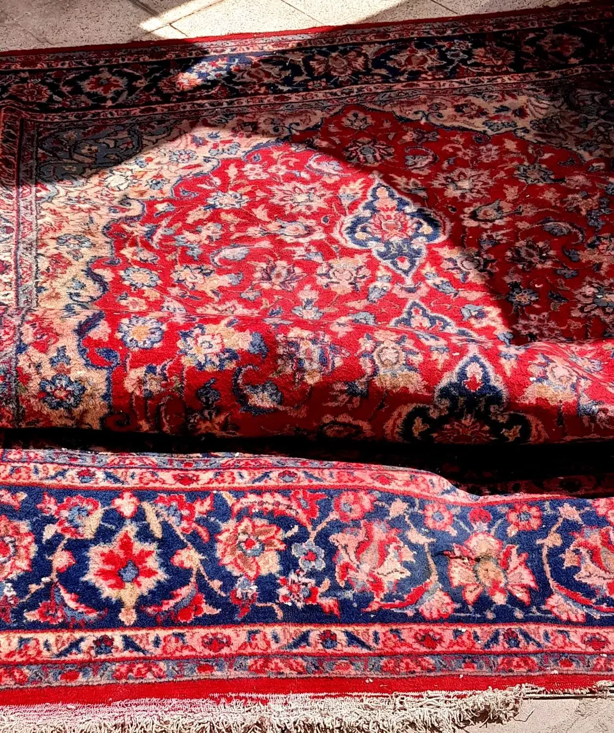 قالی ۹متر ی ترو تمیز کارکرده دستباف|فرش|مسجد سلیمان, |دیوار