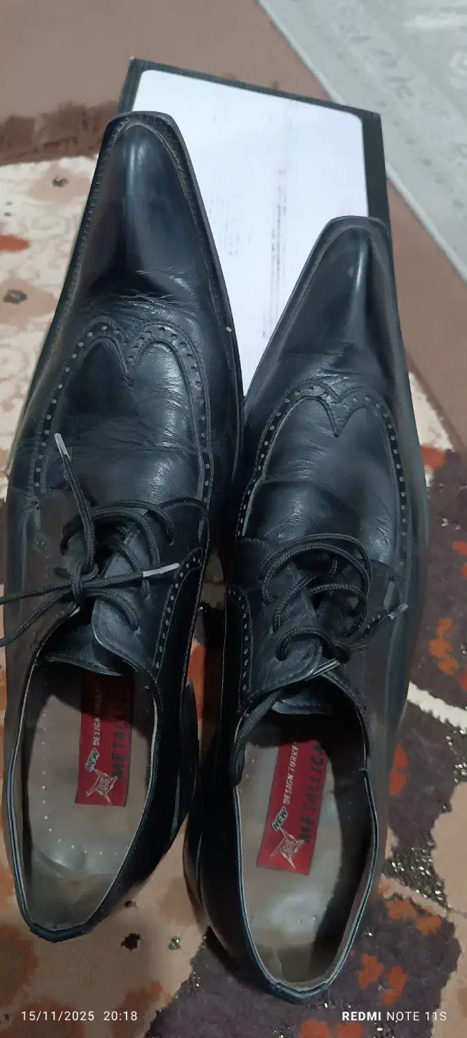 کفش چرم اصل خارجی|کیف، کفش، کمربند|کبودرآهنگ, |دیوار