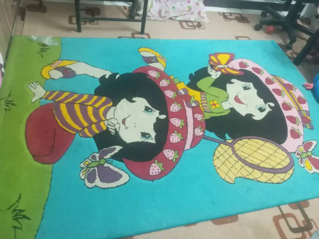 گلیم فرش کودک  ۱ میلیون|گلیم، جاجیم، گبه|دزفول, |دیوار