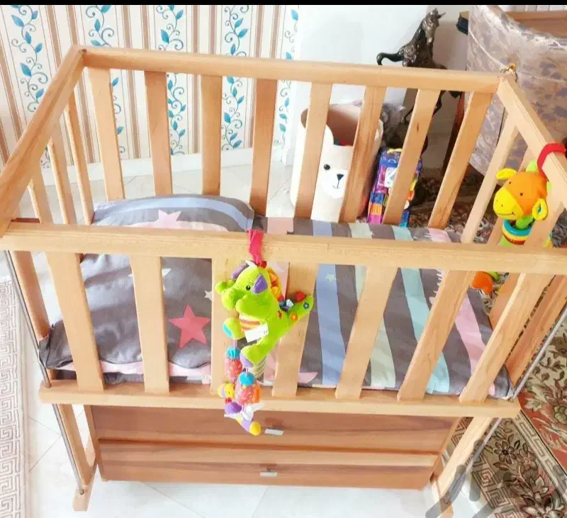 تخت گهواره ننو کودک نوزاد تخت کنار مادر کنارمادر|تخت و صندلی بچه|تهران, تولید دارو|دیوار