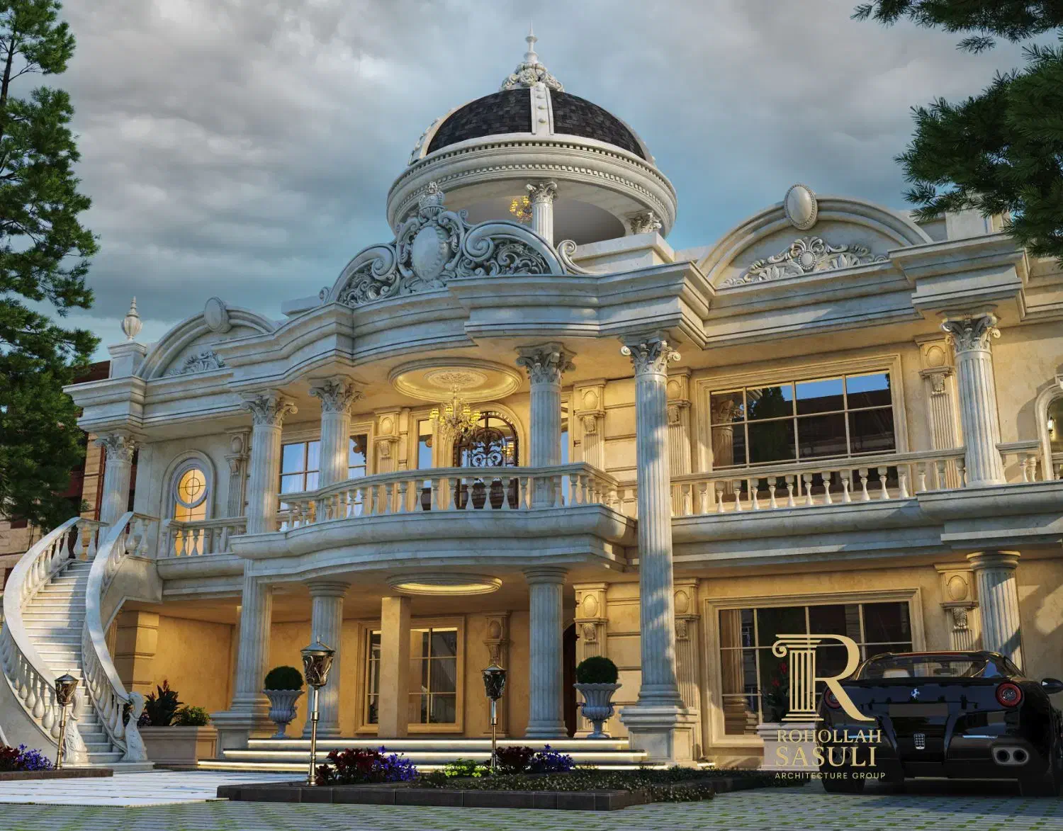 طراحی نما کلاسیک رومی|خدمات پیشه و مهارت|گنبد کاووس, |دیوار