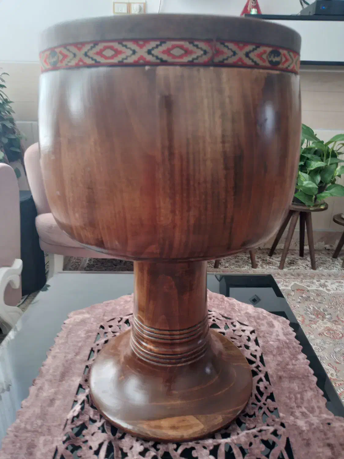 تنبک|سازهای سنتی|گلپایگان, |دیوار