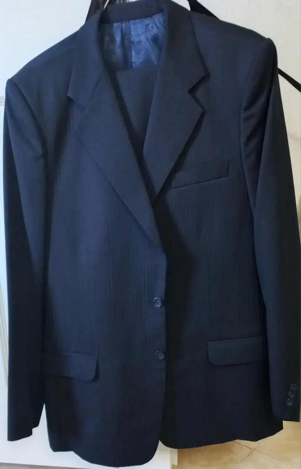 کت وشلوار سرمه ای مناسب سایز ۴۶ تا۴۸|لباس|آستارا, |دیوار