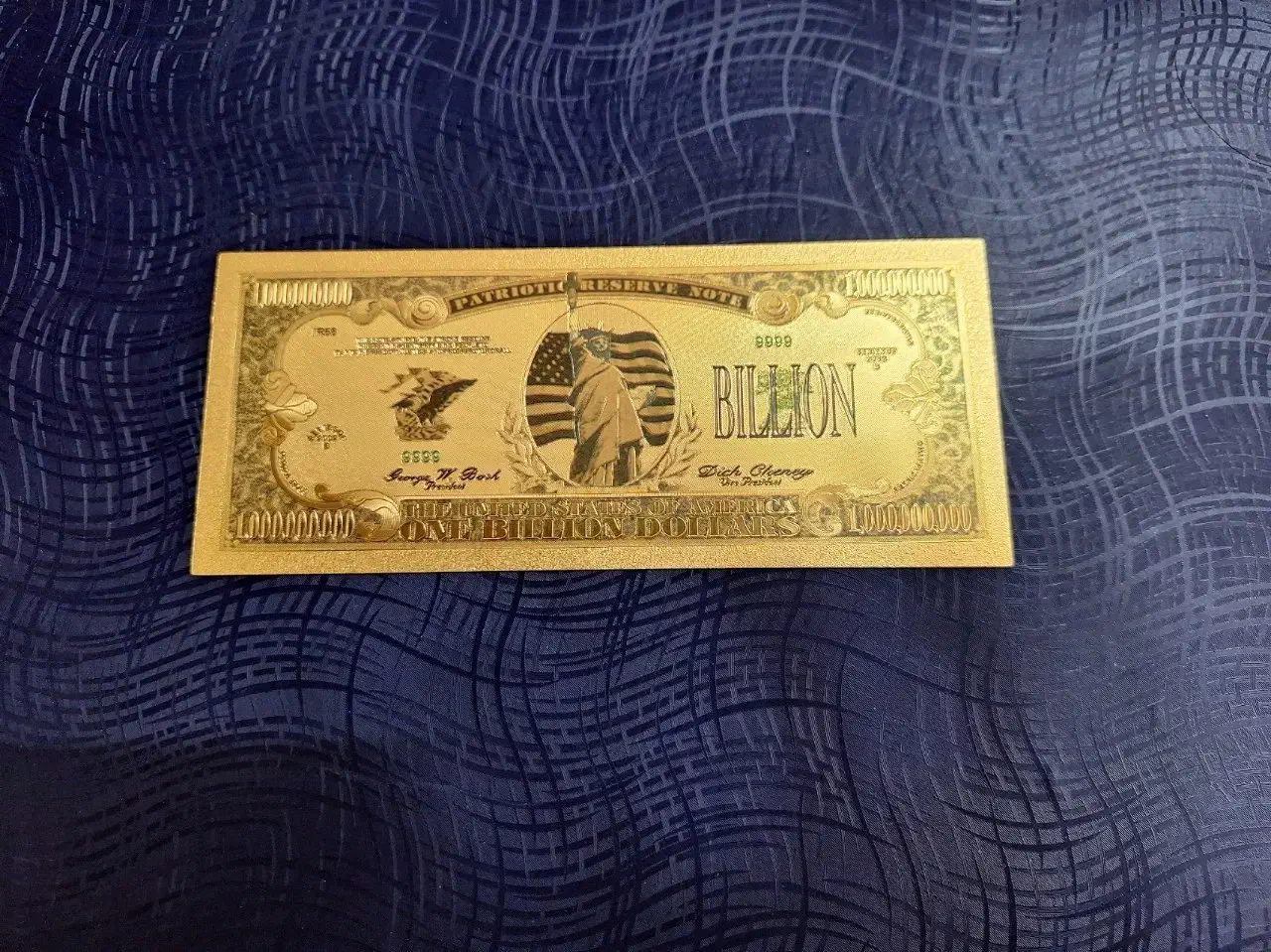 اسکناس فانتزی یک میلیون دلار آمریکا روکش طلا|کلکسیون سکه، تمبر، اسکناس|کرمانشاه, |دیوار