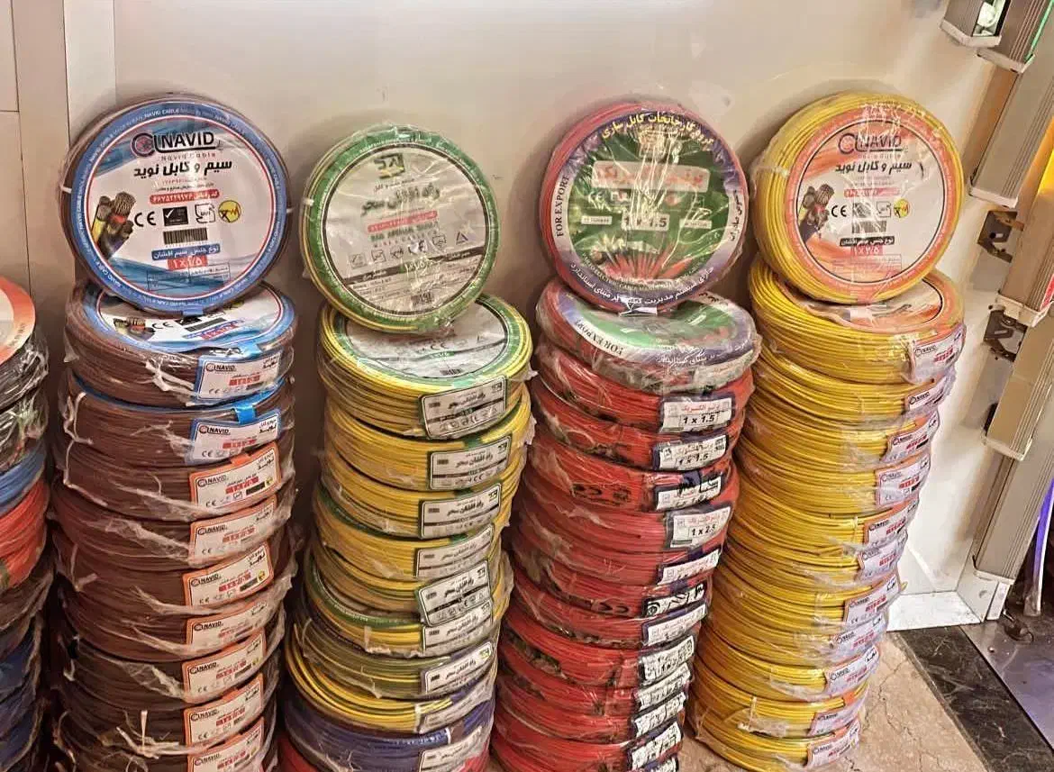 پخش انواع سیم افشان مفتولی انتن ارت تلفنی نسوز|مصالح و تجهیزات ساختمان|تهران, لاله زار|دیوار