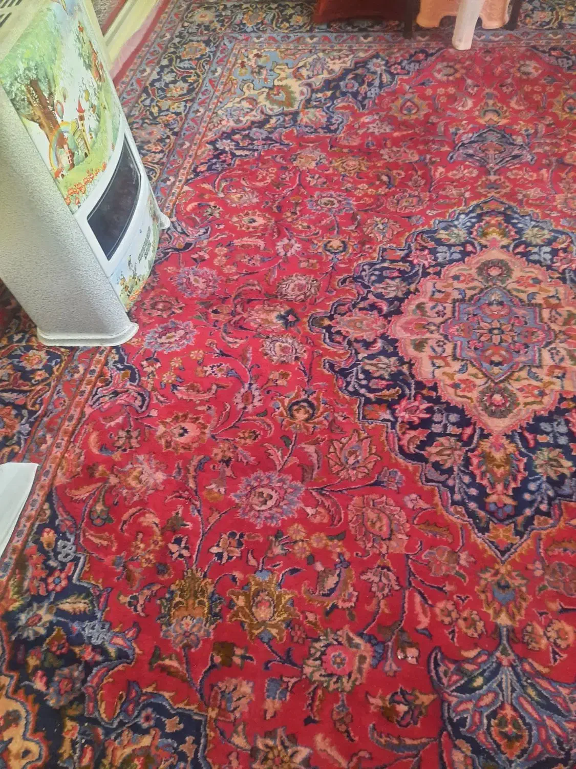 فرش دستبافت 12متری  سالم|فرش|مراغه, |دیوار