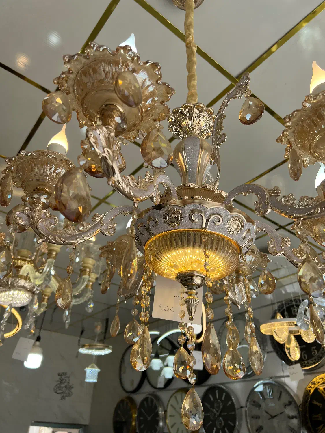 لوستر وارداتی|لوستر و چراغ آویز|پاکدشت, خاتون آباد|دیوار