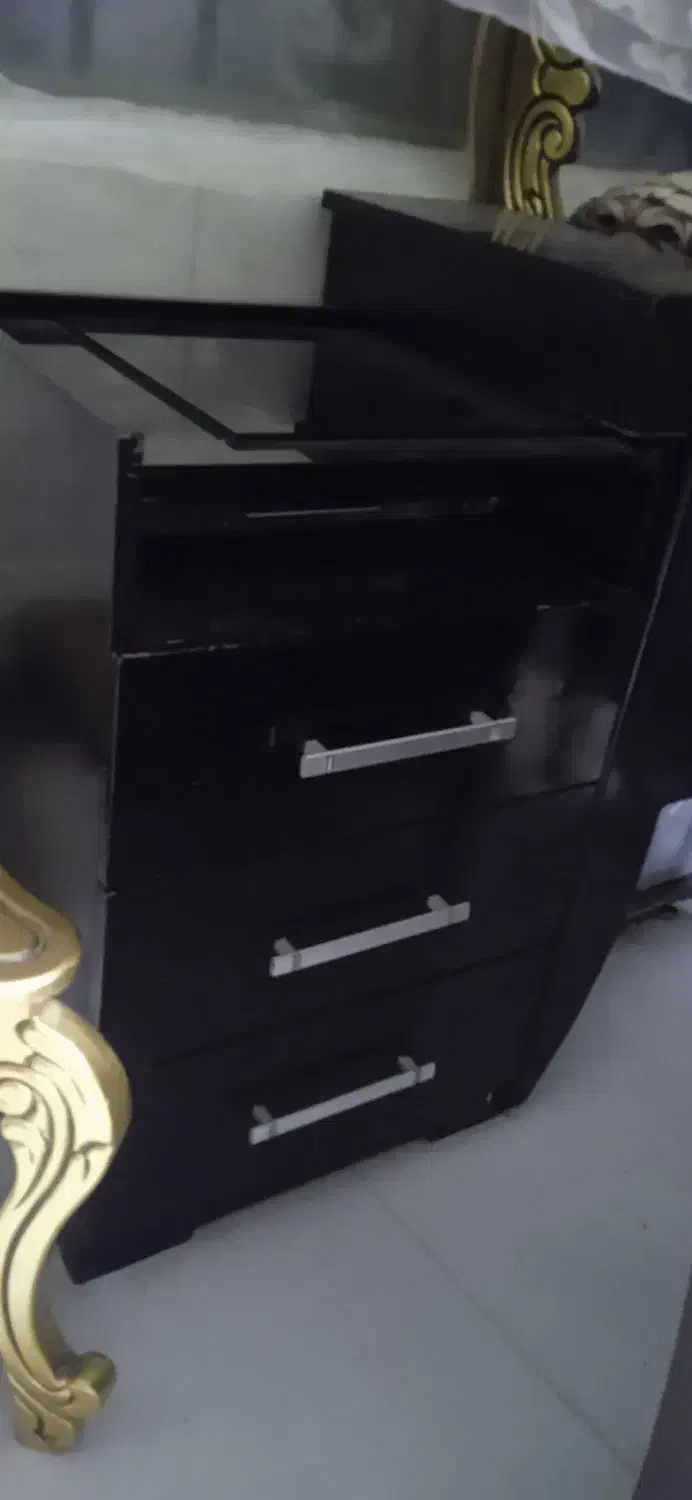 ۲عدد کشو مشکی جنس ام دی اف|جاکفشی، کمد، دراور|تربتحیدریه, یحیی آباد|دیوار