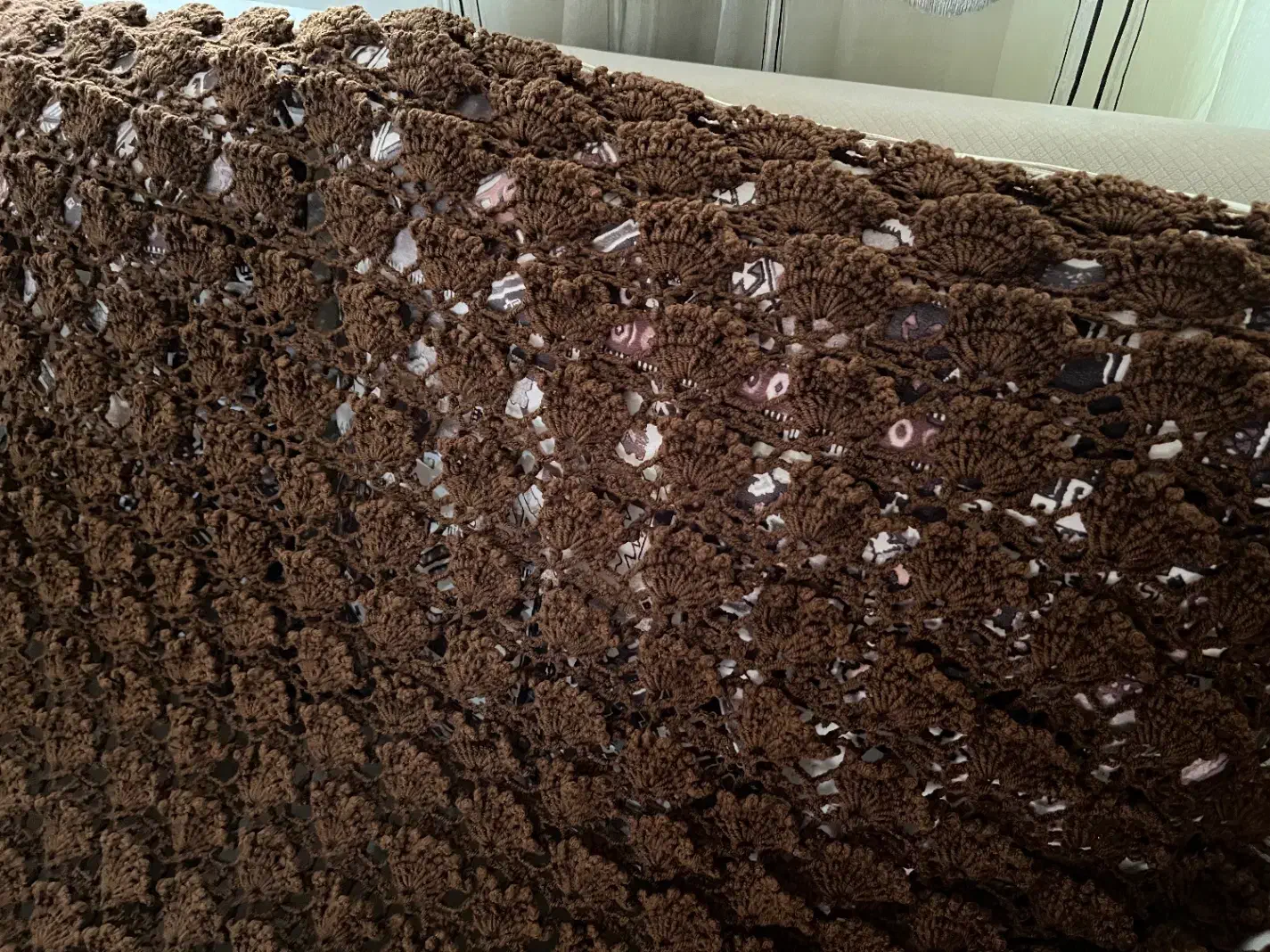 اشارپ بافته شده با نخ ترک|لباس|کرمانشاه, |دیوار