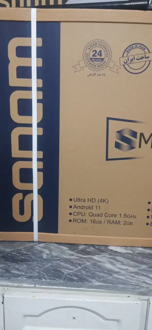 تلویزیون ۵۰اینچ4k صنام|تلویزیون و پروژکتور|کرمانشاه, |دیوار