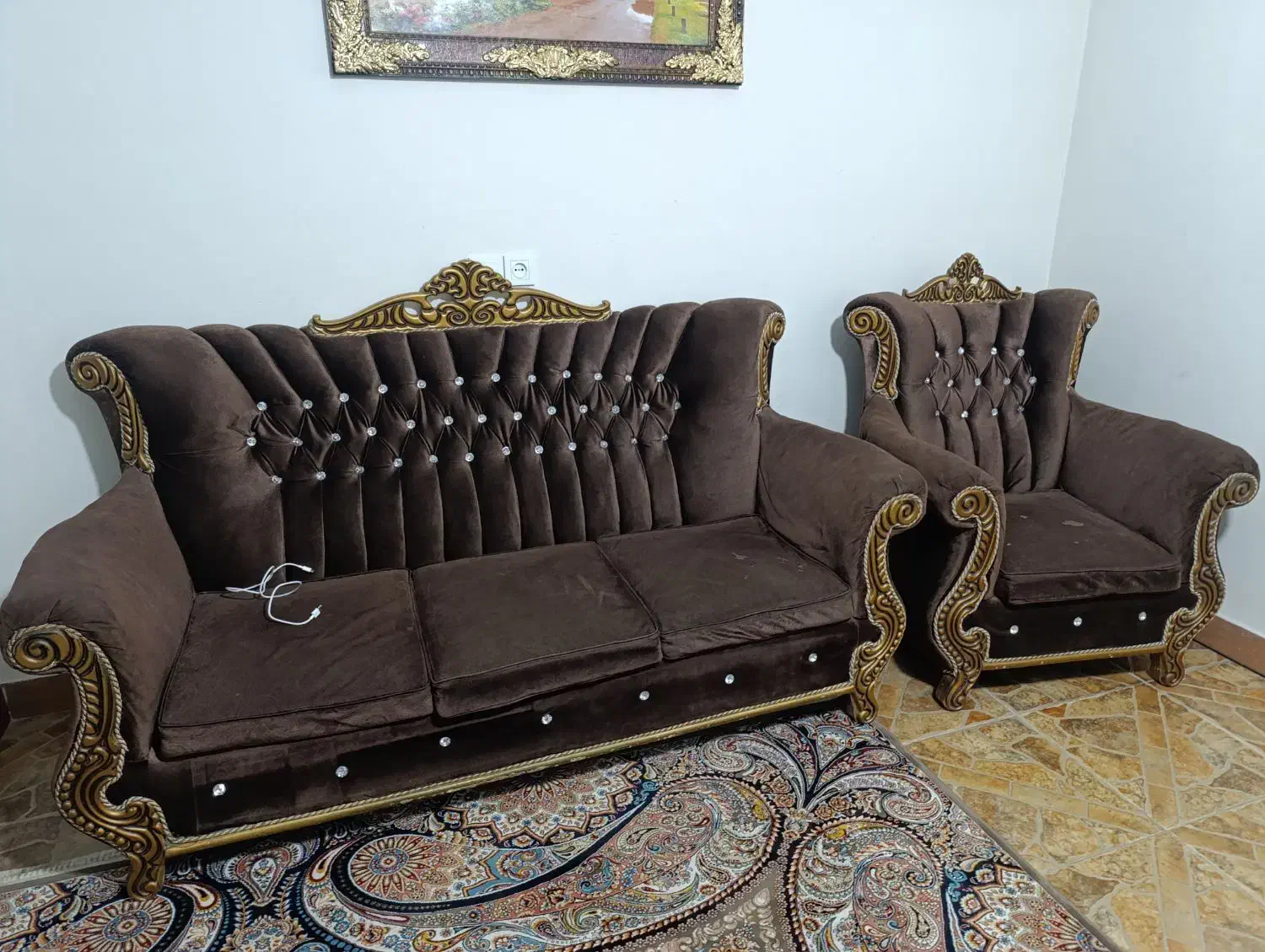 مبل سلطنتی|مبلمان خانگی و میز عسلی|گلستان (تهران), |دیوار