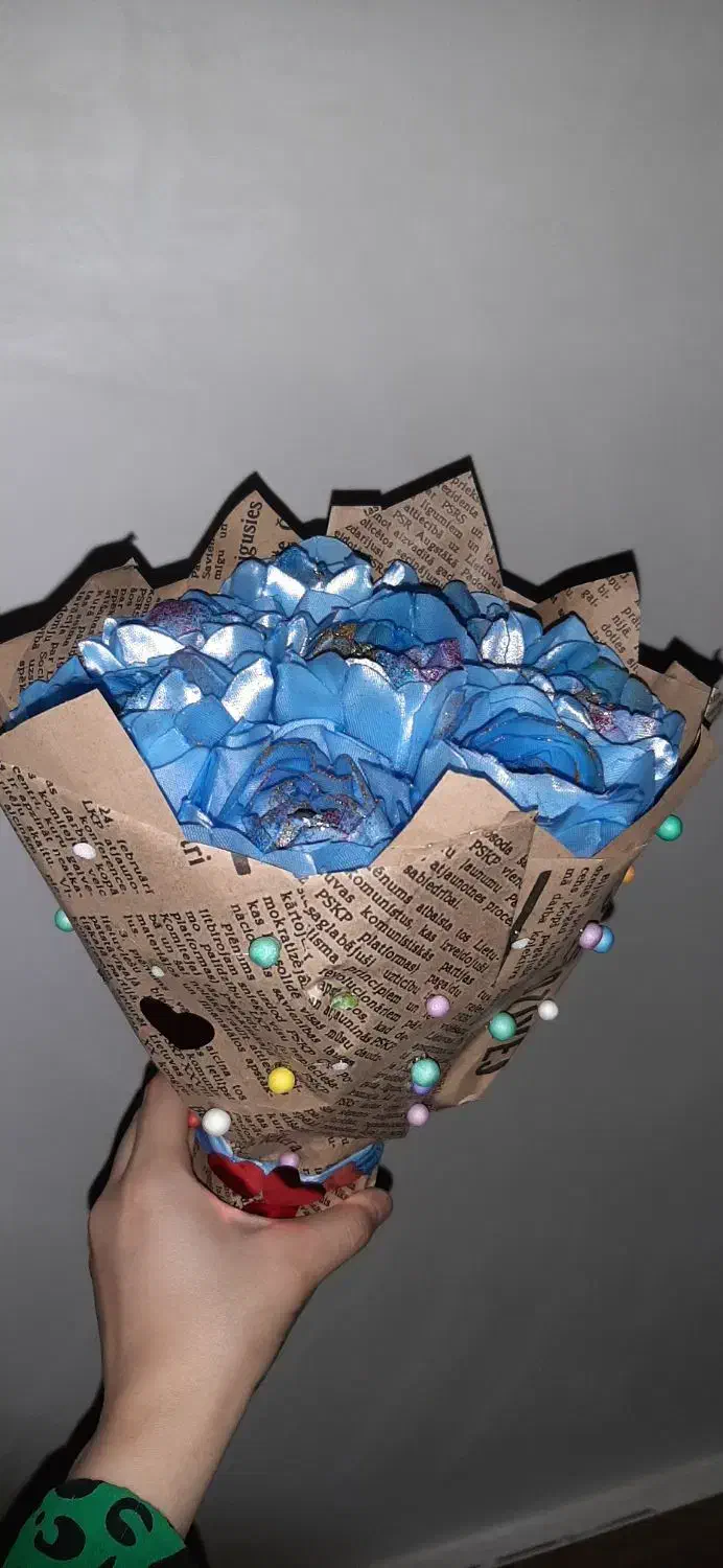 دسته گل ربانی|گل مصنوعی|پیشوا, |دیوار