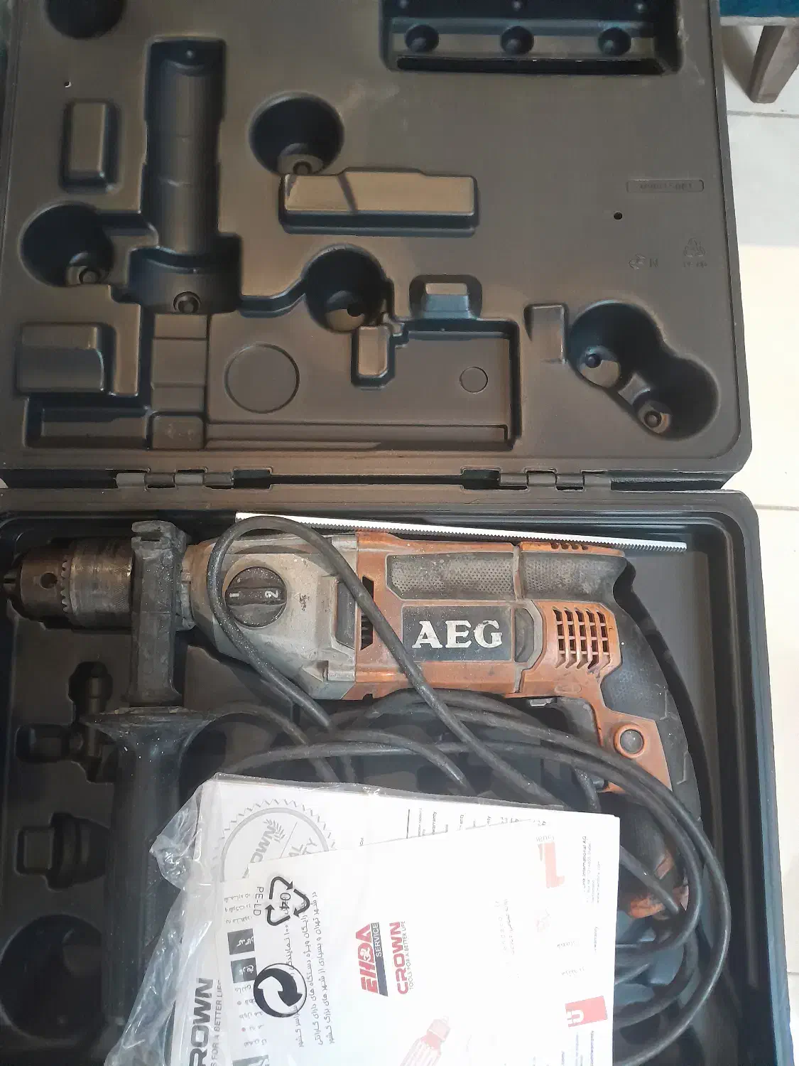 دریل چکشی ۳ کاره ۱۱۰۰ وات درجه یک|ماشین‌آلات صنعتی|شاهین‌شهر, ۹ دی|دیوار