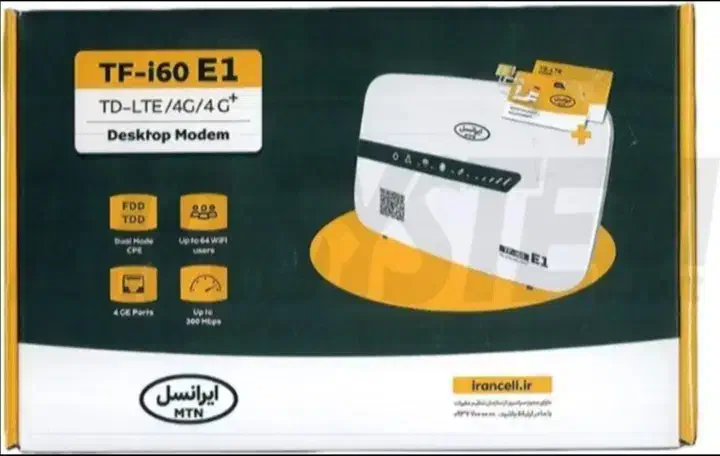 مودم ایرانسل مدل TF i60 E1|مودم و تجهیزات شبکه|فردیس, فردیس|دیوار