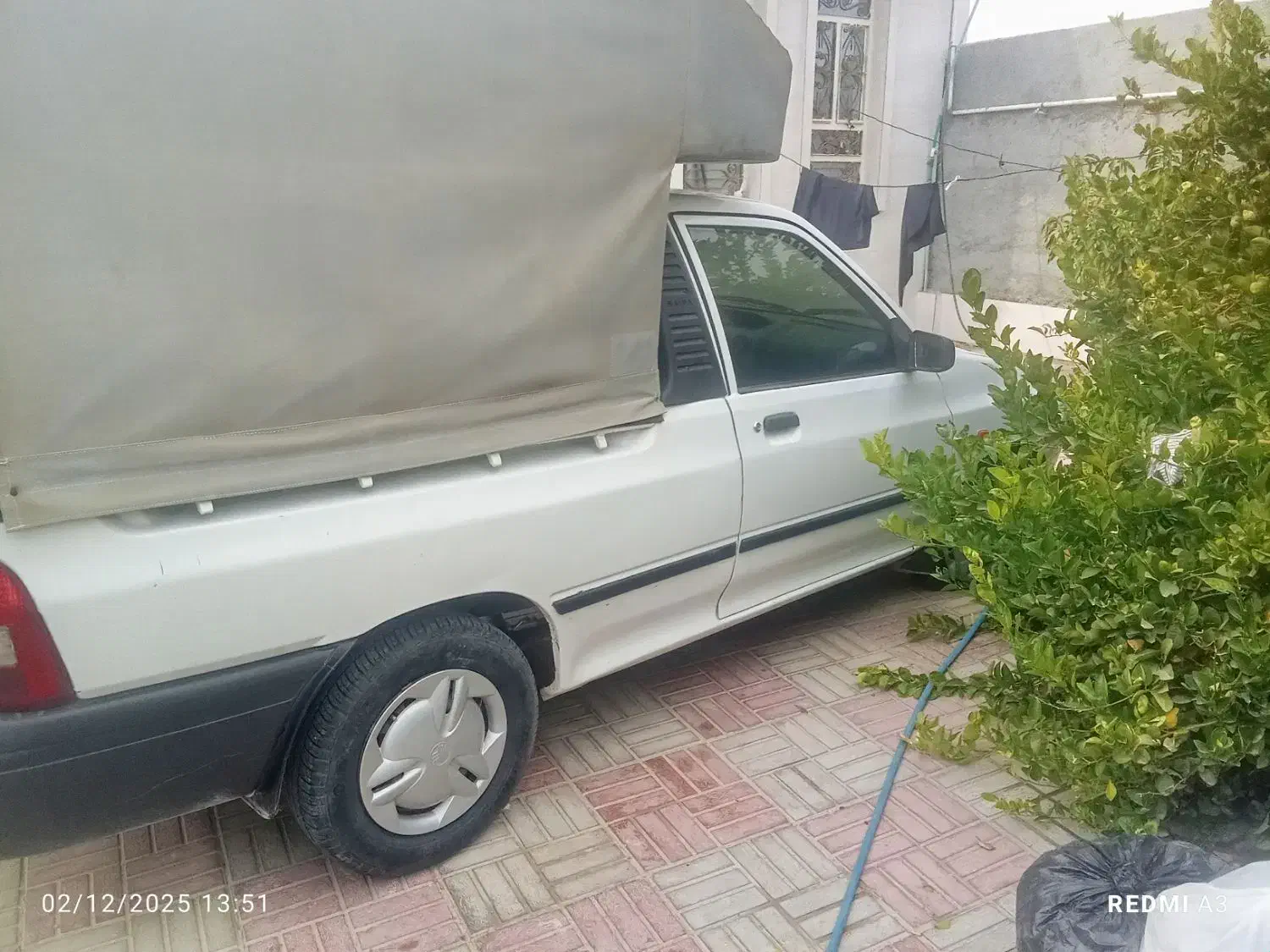 پراید وانت مدل 93فروشی در وگرگیر رنگ سمت شاگرد|خودرو سواری و وانت|فورگ, |دیوار