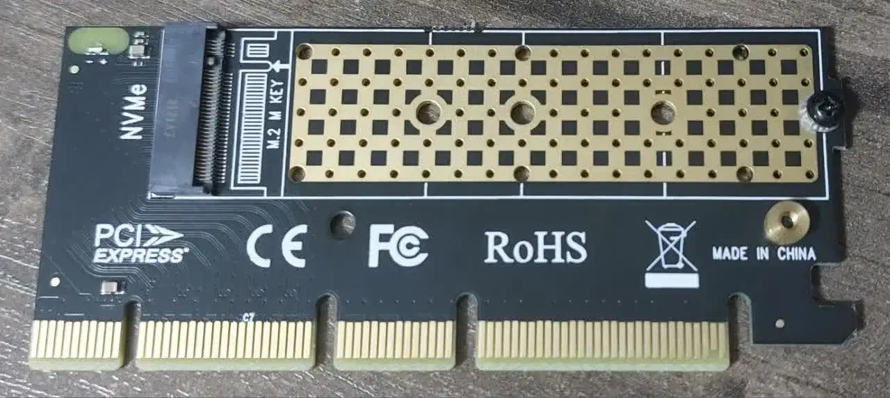 تبدیل pcie به ssd m2 nvme|قطعات و لوازم جانبی رایانه|شهرکرد, |دیوار