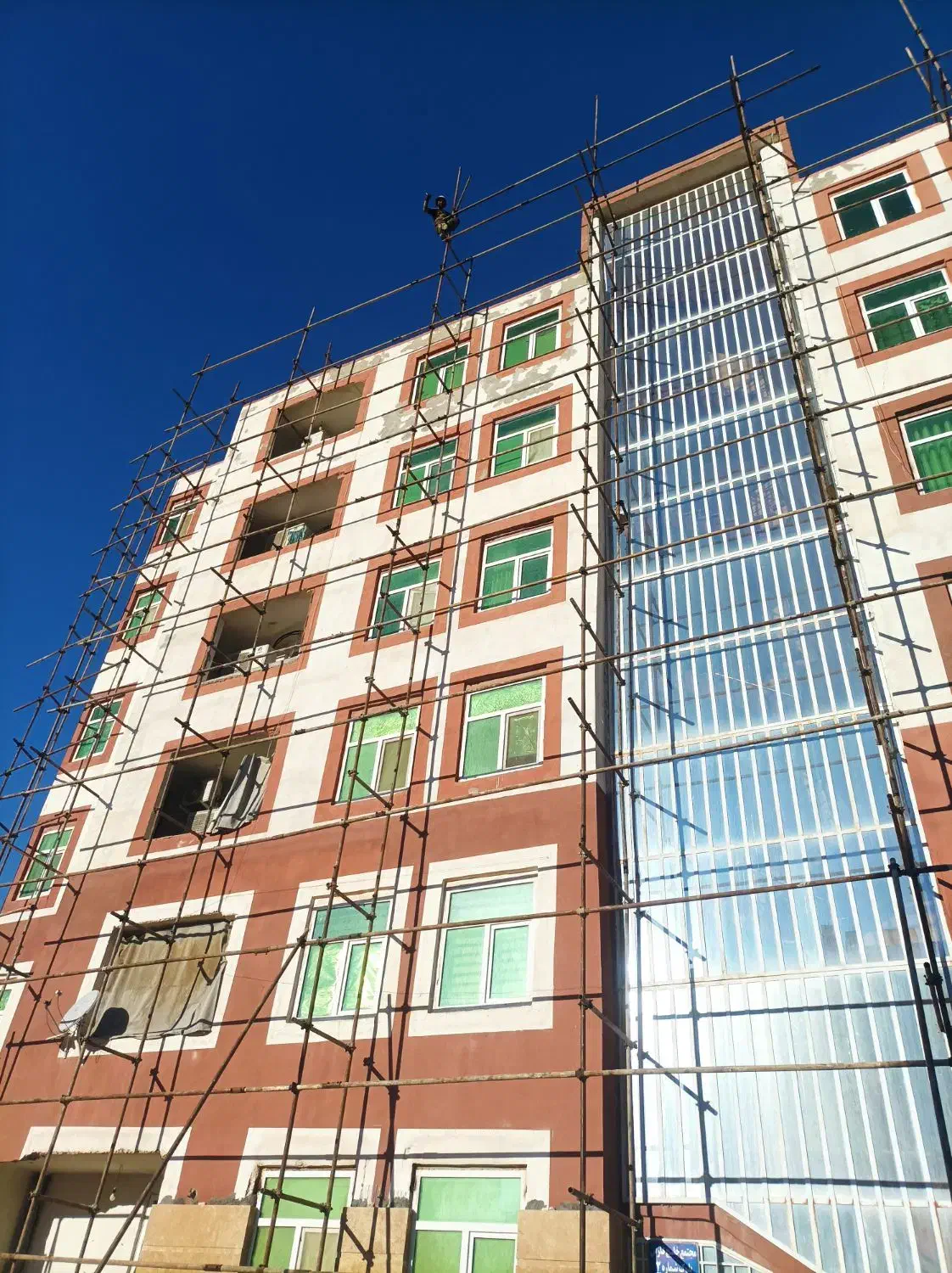 نصاب داربست با لوله و لوازم خود شما|خدمات پیشه و مهارت|شیراز, فرهنگیان|دیوار