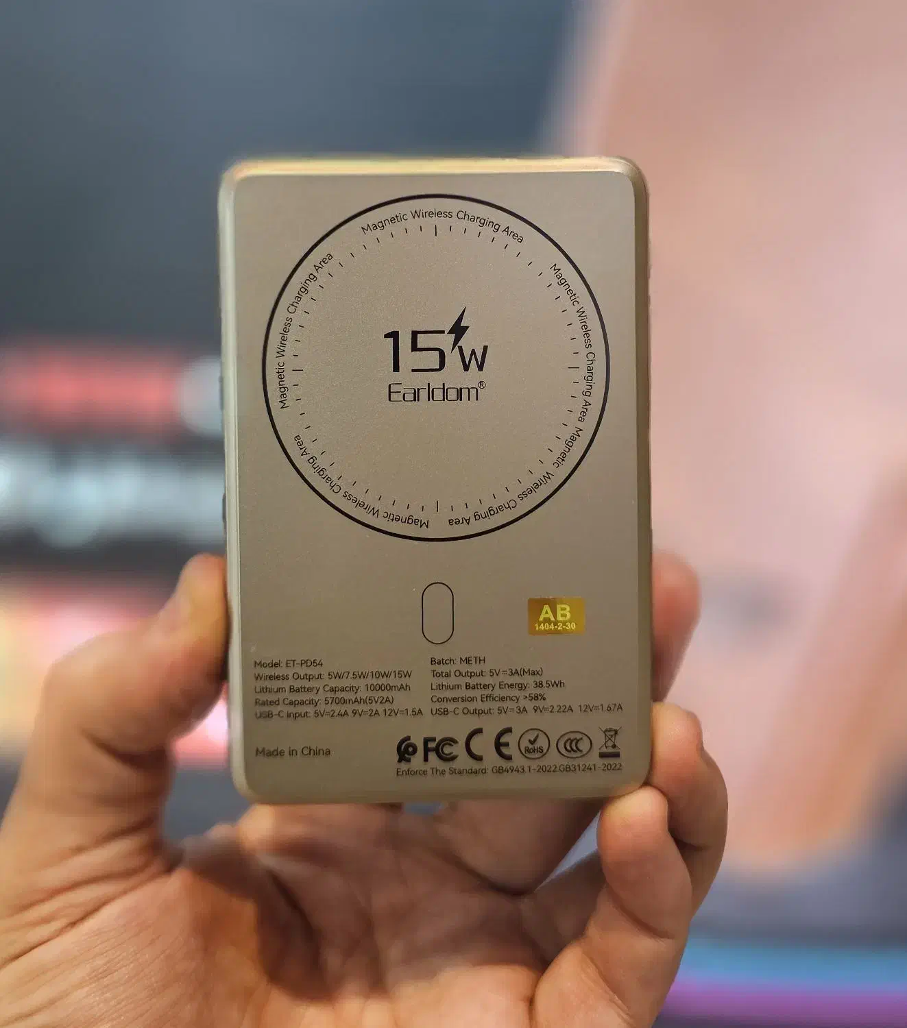 پاور بانک وایرلس دار فست شارژ|لوازم جانبی موبایل و تبلت|تبریز, |دیوار