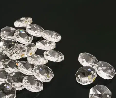 گوی گرد کریستال و دانه|لوستر و چراغ آویز|تهران, قصر فیروزه ۲|دیوار