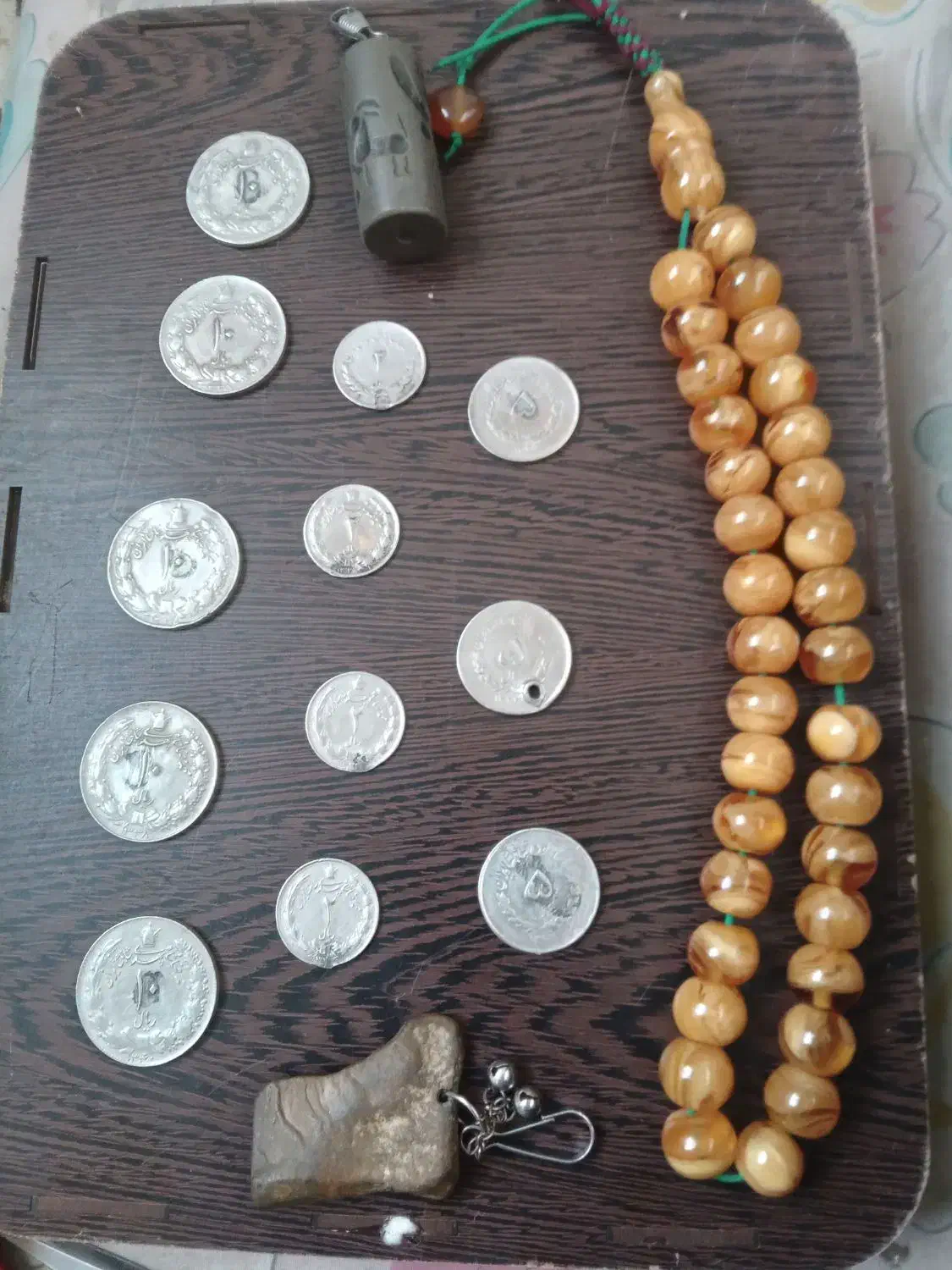 سکه کلکسیونی .تسبیح.مهره|زیورآلات و اکسسوری|الوند, |دیوار