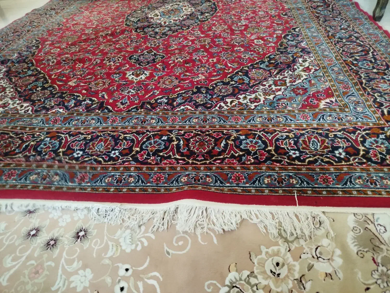 فرش ۱۲متری|گلیم، جاجیم، گبه|خمینیشهر, |دیوار