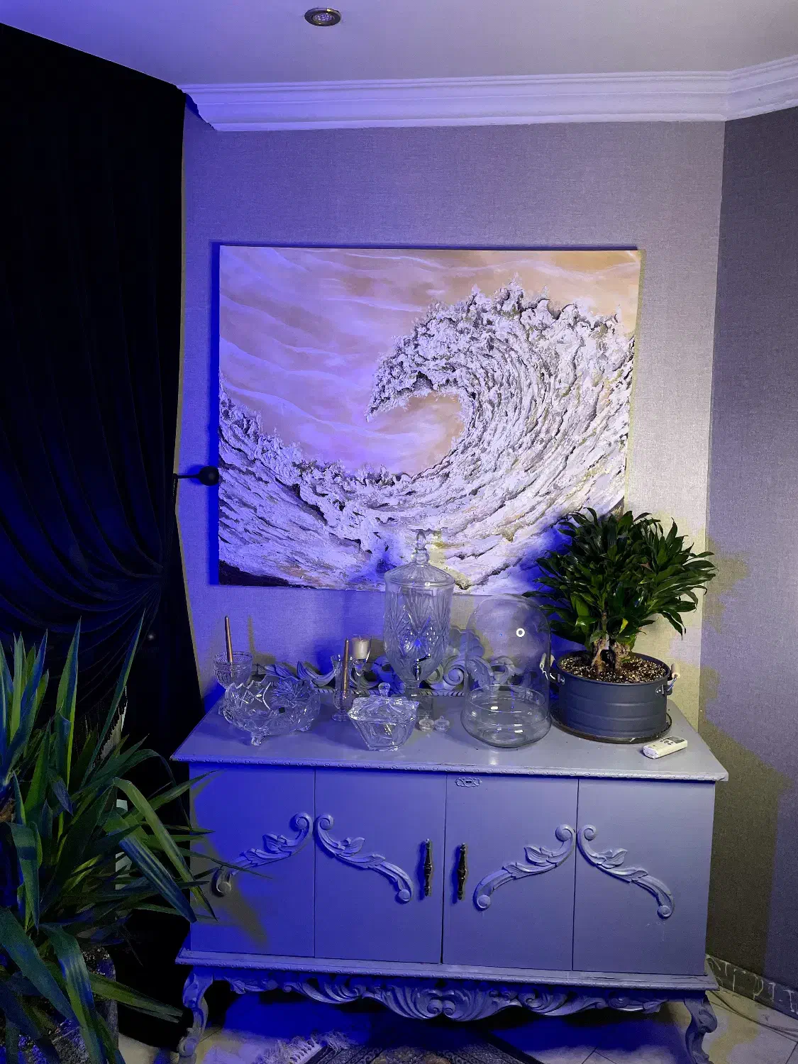 تابلو سبک مدرن موج دریا|تابلو، نقاشی، عکس|مشهد, رضاشهر|دیوار