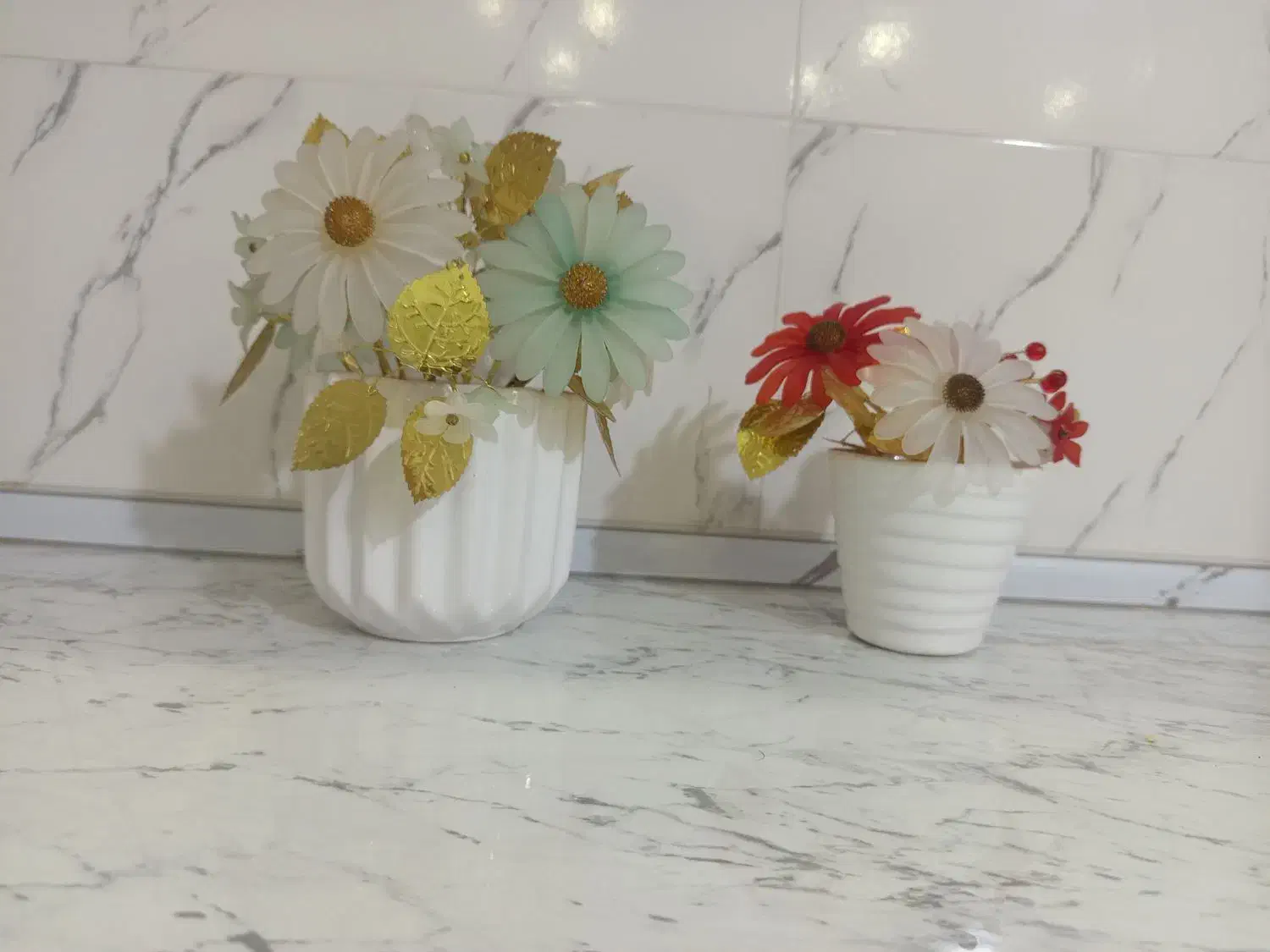 گل کریستالی|گل مصنوعی|خرمدره, |دیوار