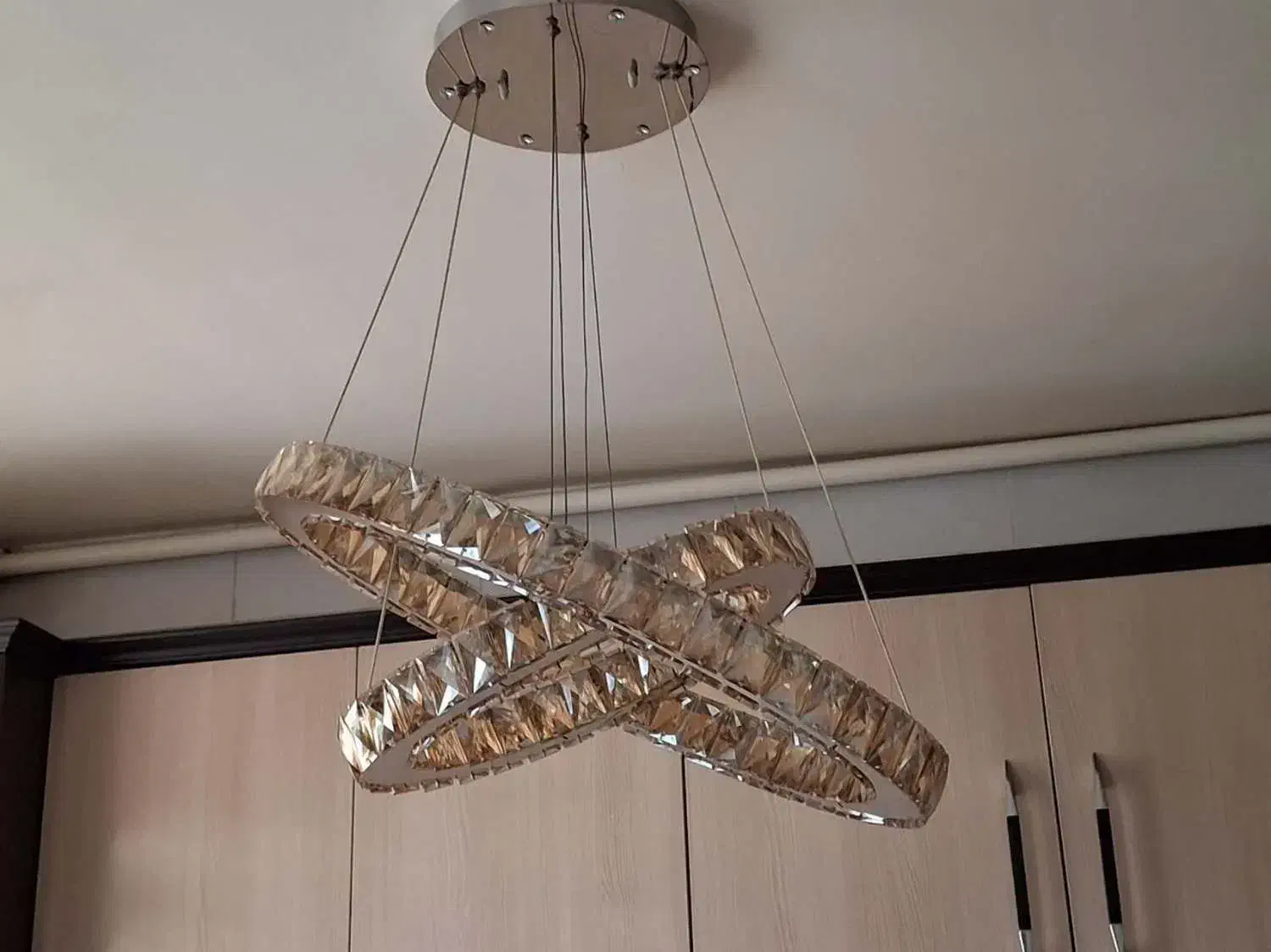 لوستر آینه ای|لوستر و چراغ آویز|اراک, |دیوار