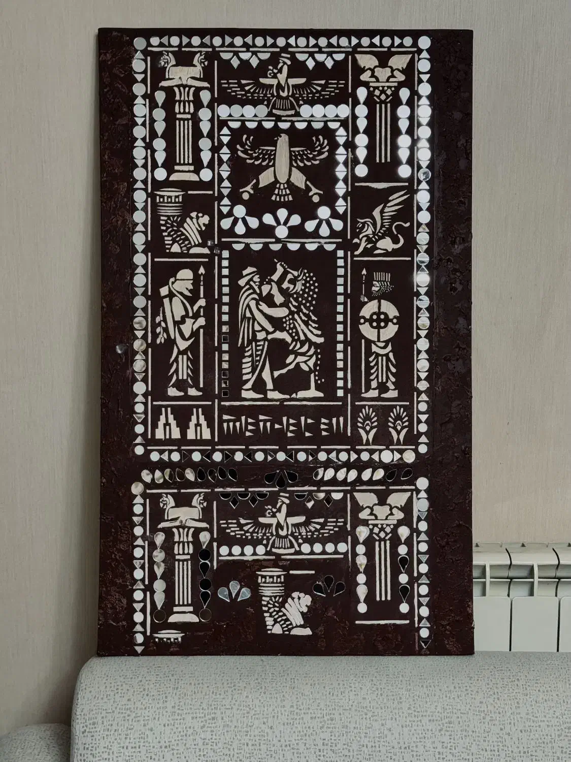 تابلو دستساز آینه کاری لیپان|تابلو، نقاشی، عکس|برازجان, |دیوار