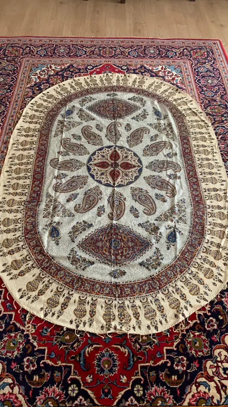 سفره قلمکار|سفره، حوله، دستمال آشپزخانه|گرگان, |دیوار