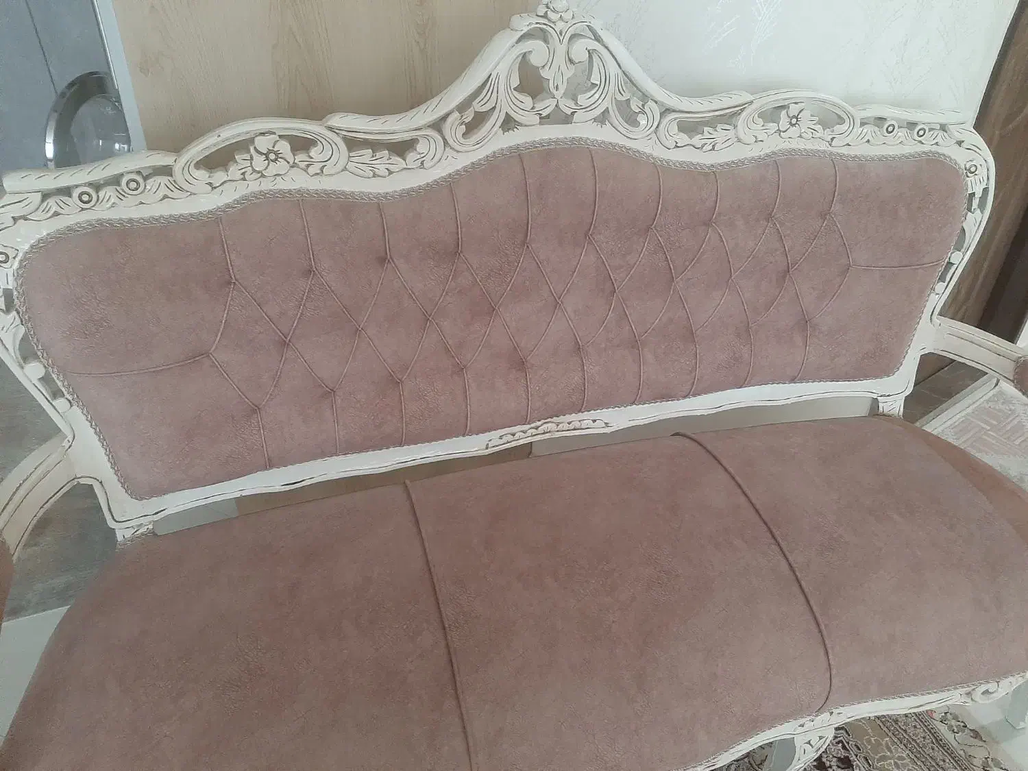 مبلمان ۹نفره شیک وکم جا همراه ۳عدد میز|مبلمان خانگی و میز عسلی|بیرجند, |دیوار