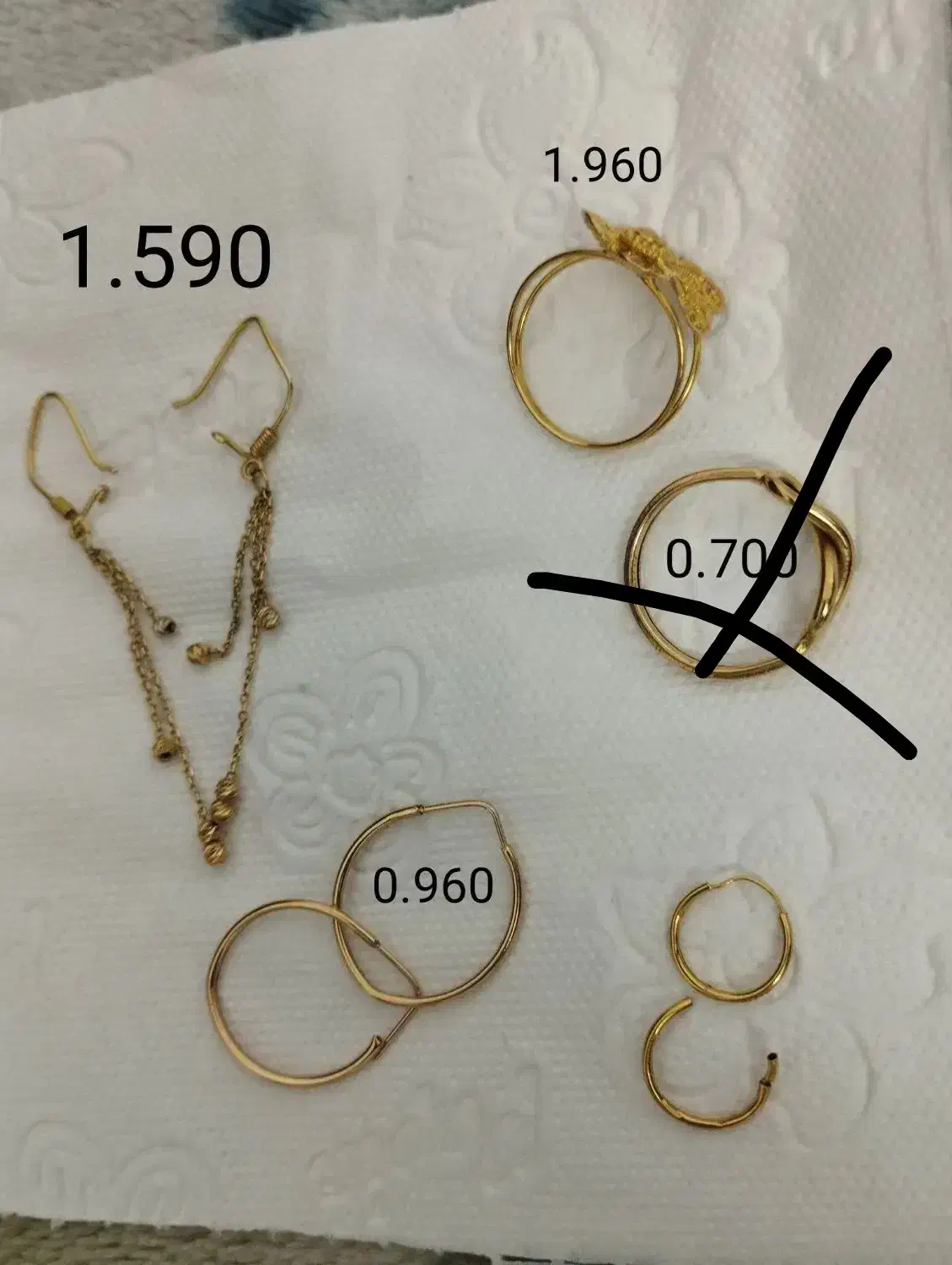 گوشواره انگشتر پلاک|جواهرات|شیراز, احمدآباد|دیوار