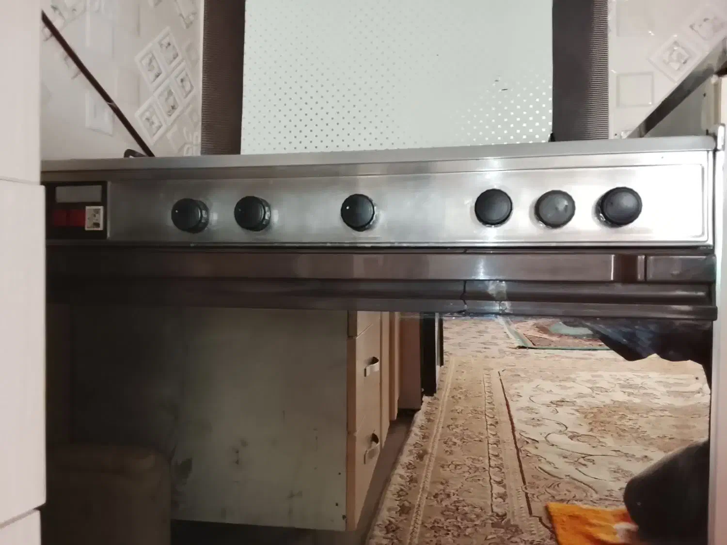 گاز استیل فر دار|اجاق گاز و لوازم برقی پختوپز|رضویه, |دیوار