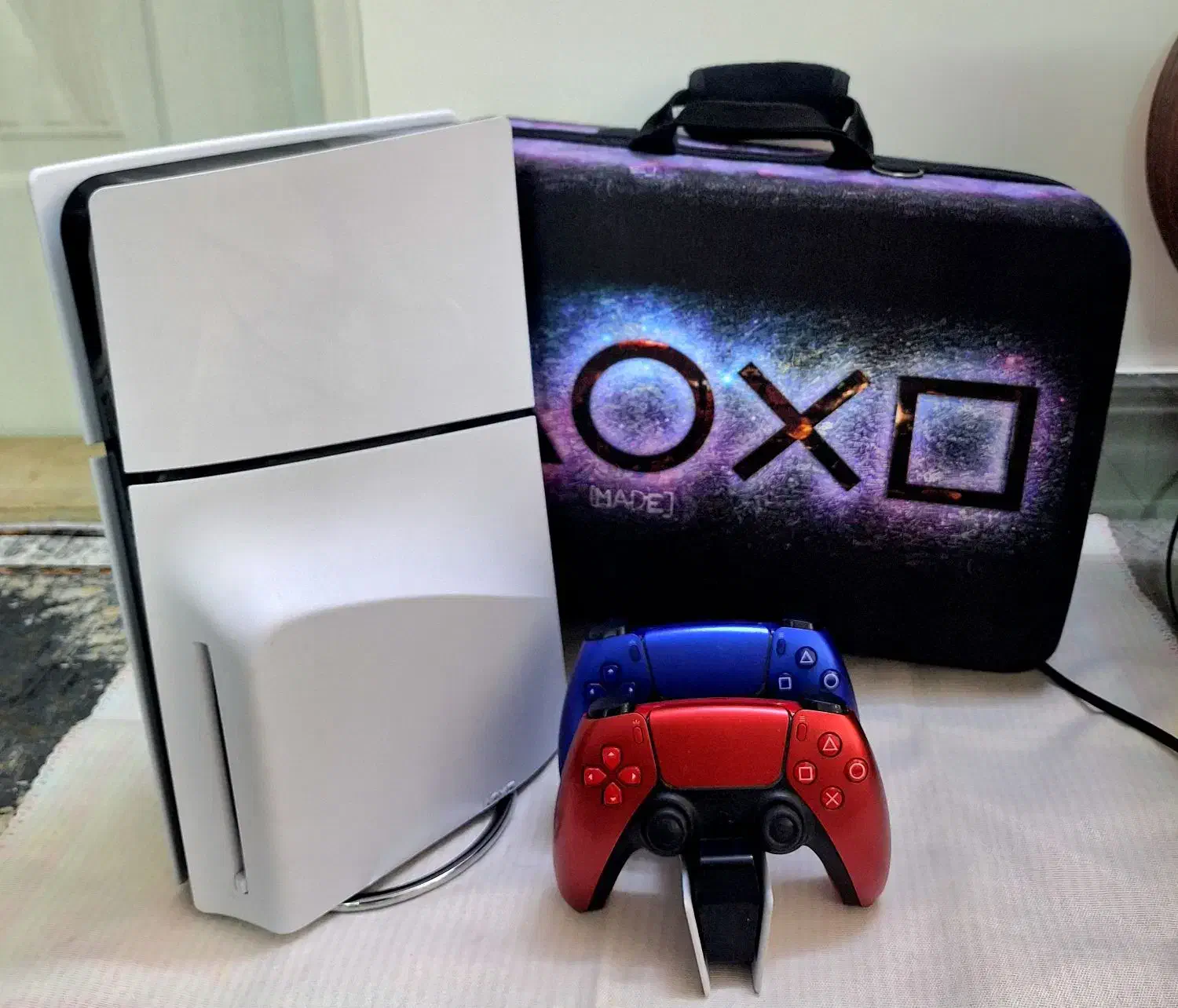 کنسول بازی پی اس فایو ۲دسته فول گیم با پایه شارژ|کنسول، بازی ویدئویی و آنلاین|قم, بکایی|دیوار