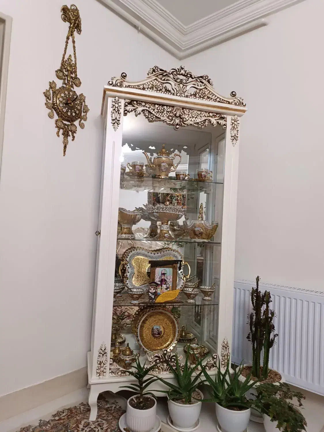 بوفه|بوفه، ویترین، کنسول|میانه, |دیوار