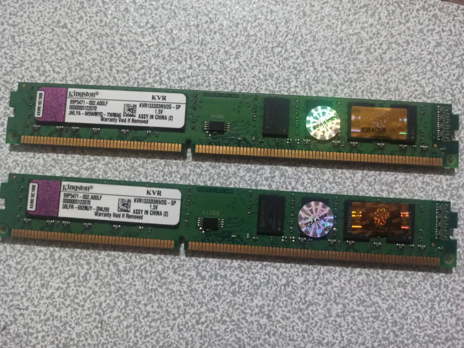 فروش رم 4 گیگ (2*2) DDR3 Kingston|قطعات و لوازم جانبی رایانه|بندرعباس, |دیوار