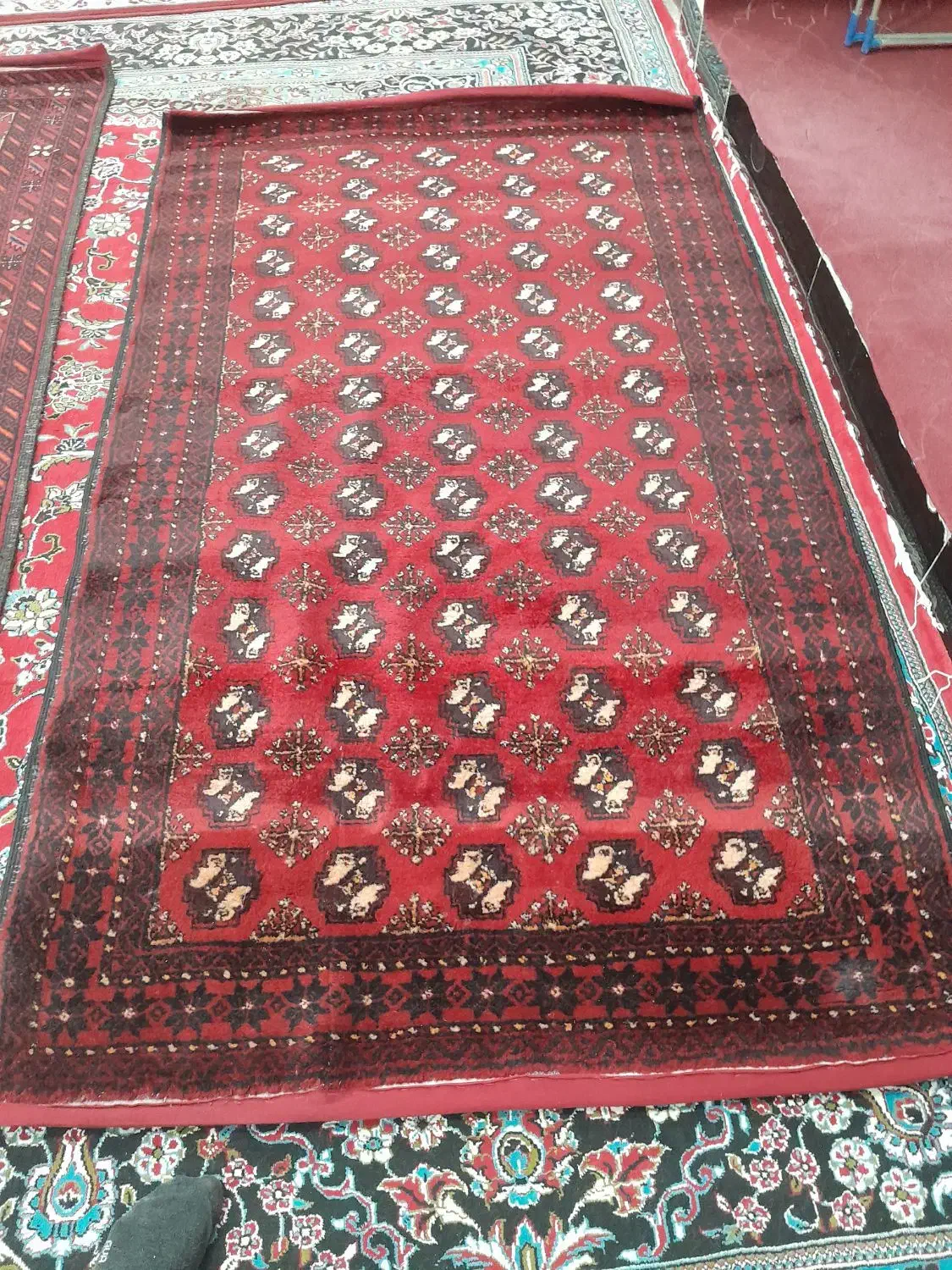 قالی دستباف|فرش|تایباد, |دیوار