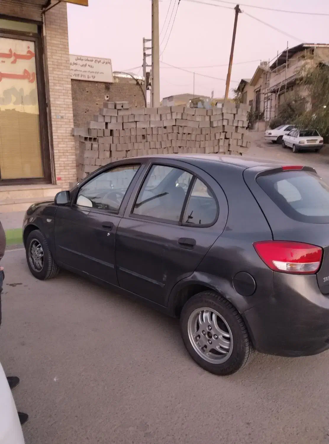 ماشین تیبا دو مدل 95 با رنگ نوک مدادی کم کار|خودرو سواری و وانت|پردیس, شهرک صنعتی خرمدشت فاز ۷|دیوار