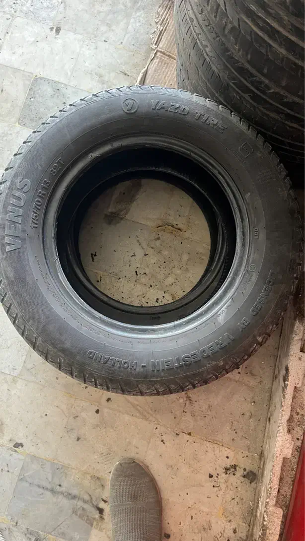 لاستیک تیبا ۱۷۵ ۷۰ ۱۳ سالم|قطعات یدکی و لوازم جانبی|ساری, |دیوار