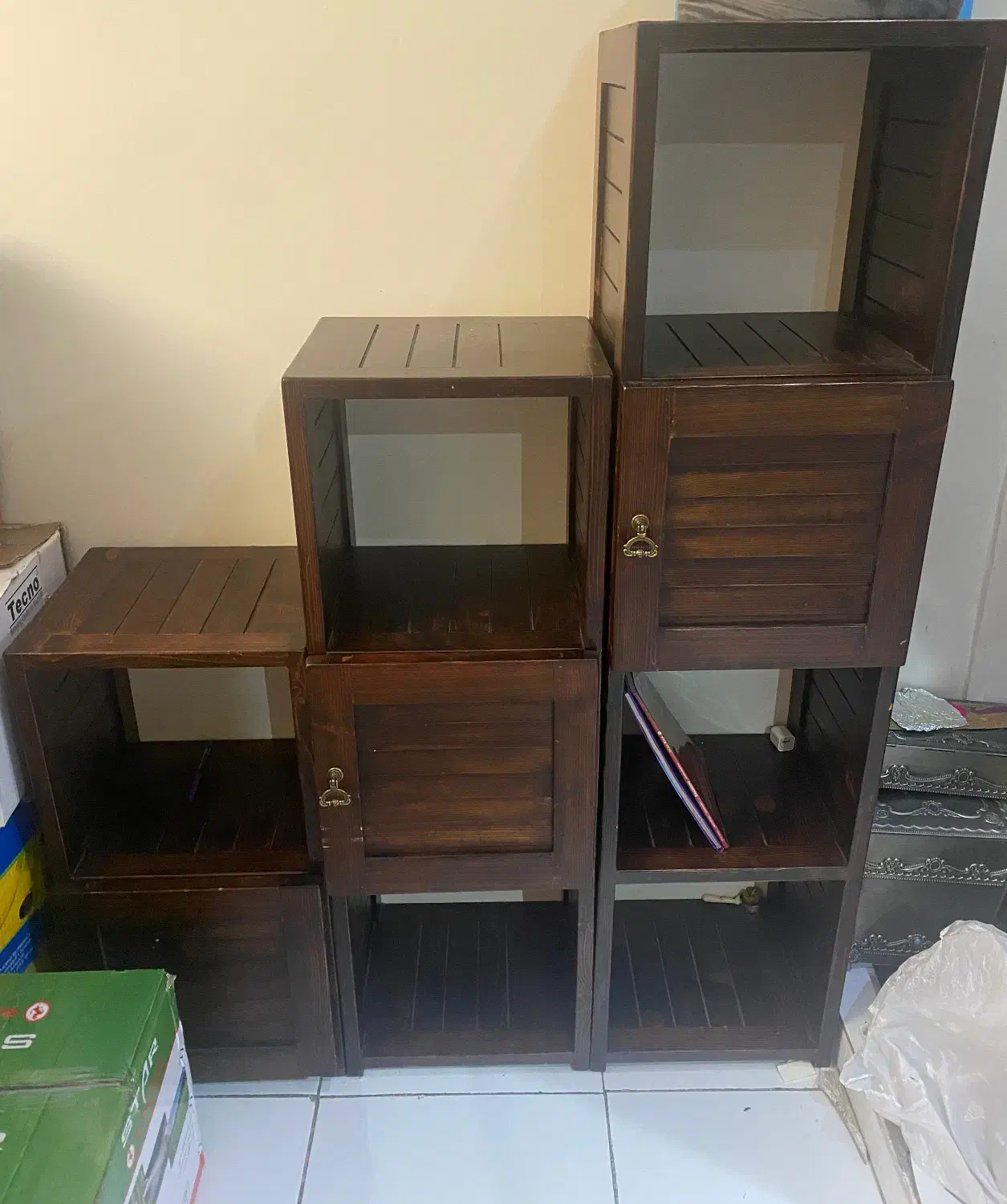 کتابخانه و جاکفشی|کتابخانه، شلف، قفسه‌های دیواری|تهران, مجیدآباد|دیوار