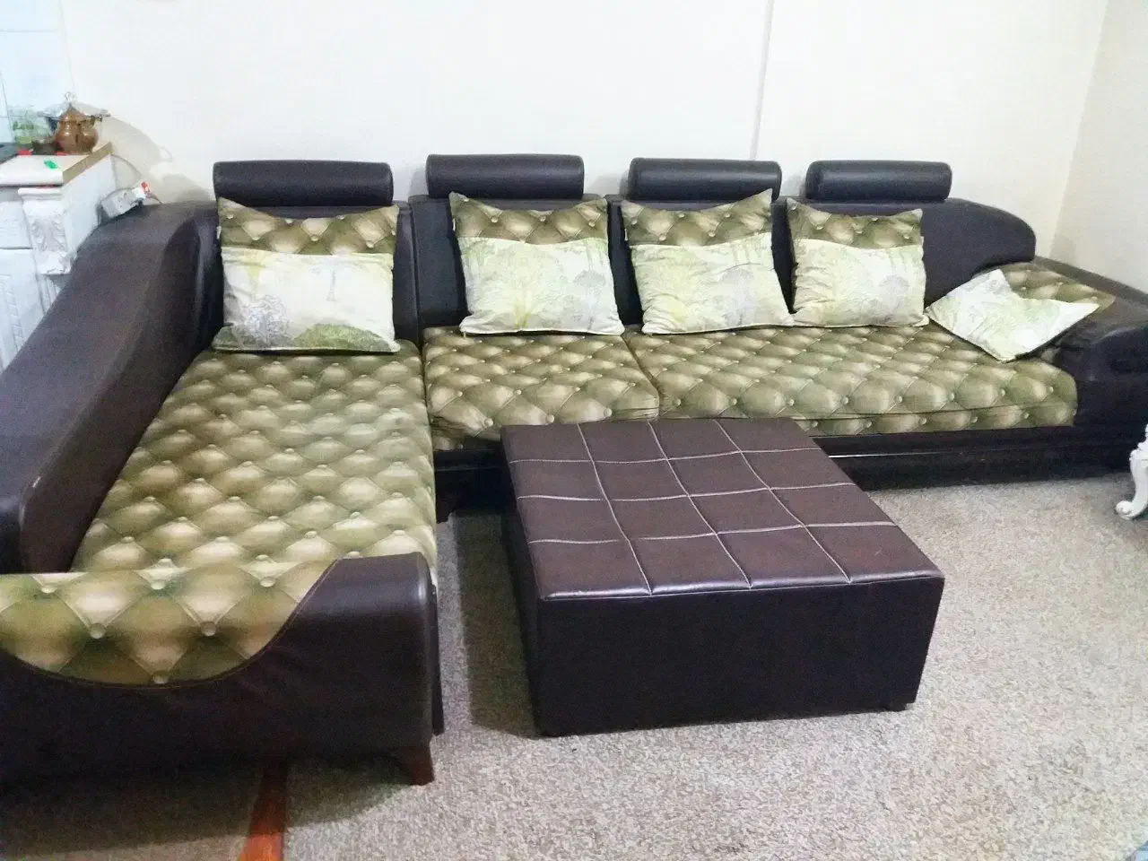 مبل ۷نفره راحتی ترکیه ای اصل|مبلمان خانگی و میز عسلی|تهران, گمرک|دیوار