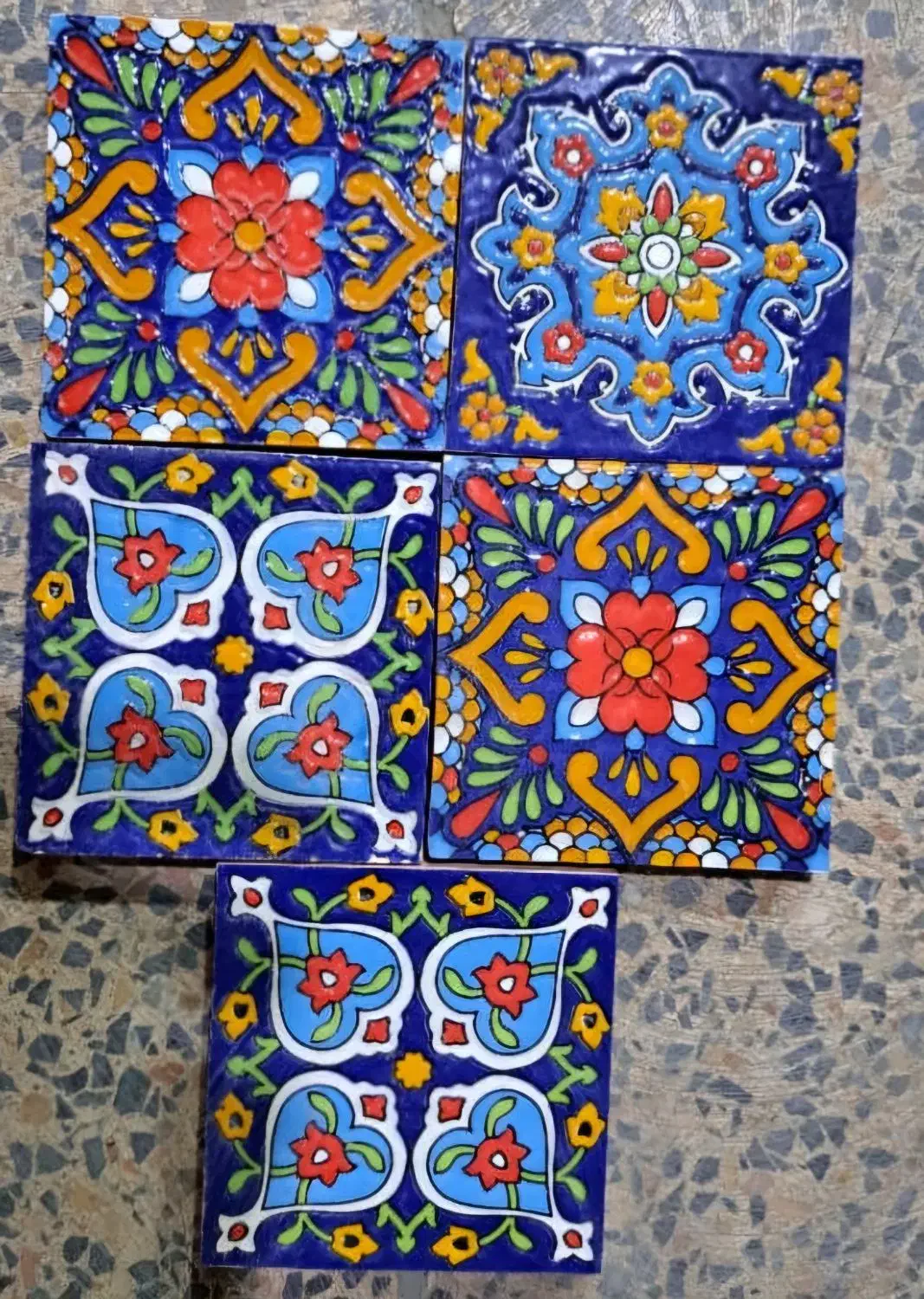 کاشی سنتی هفت رنگ|صنایع دستی و سایر لوازم تزئینی|شاهینشهر, شهرک امام رضا|دیوار