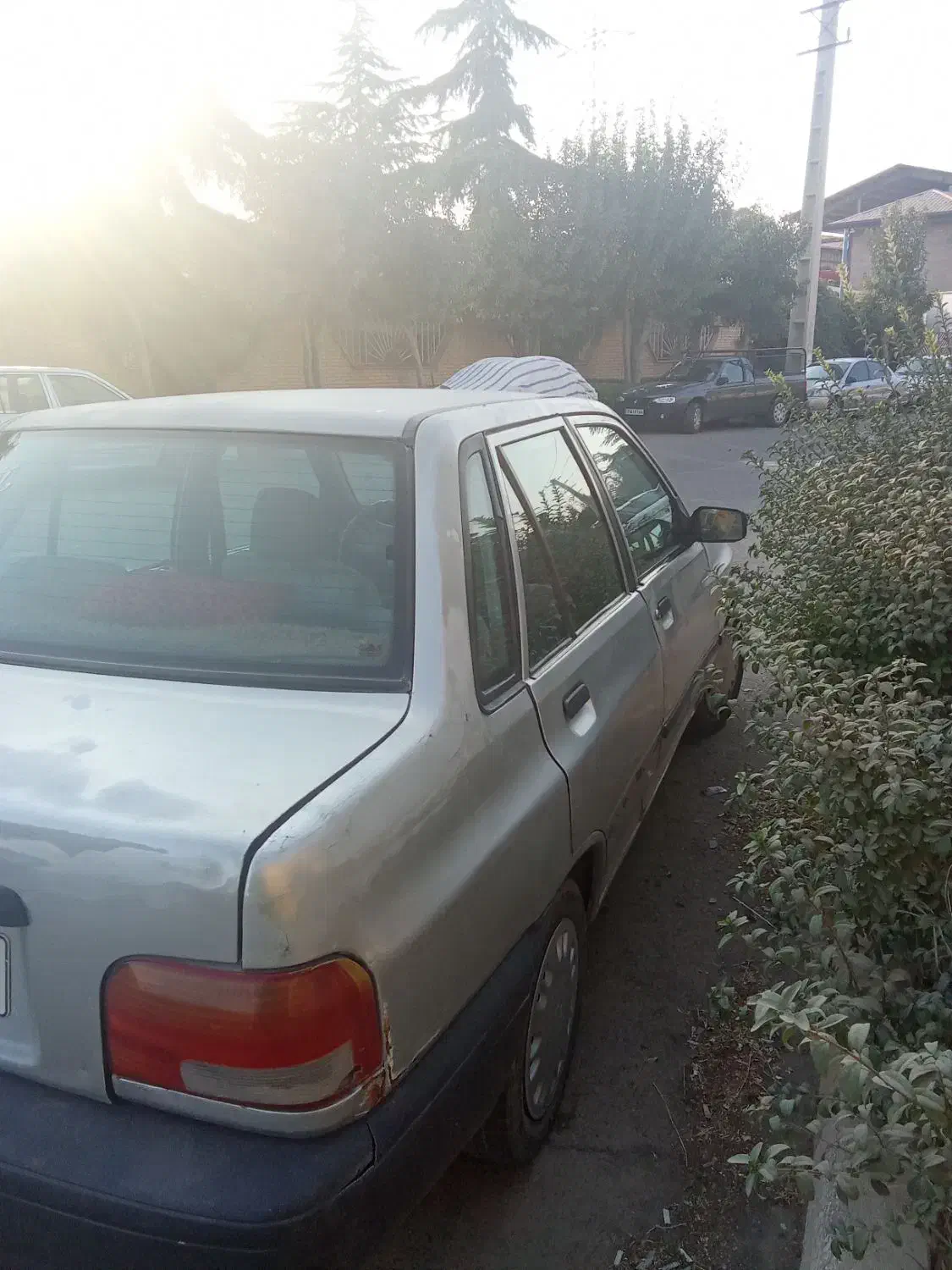 ماشین پراید نقره ای مدل 86 دوگانه سوز|خودرو سواری و وانت|هشتگرد, قاسم آباد بزرگ|دیوار