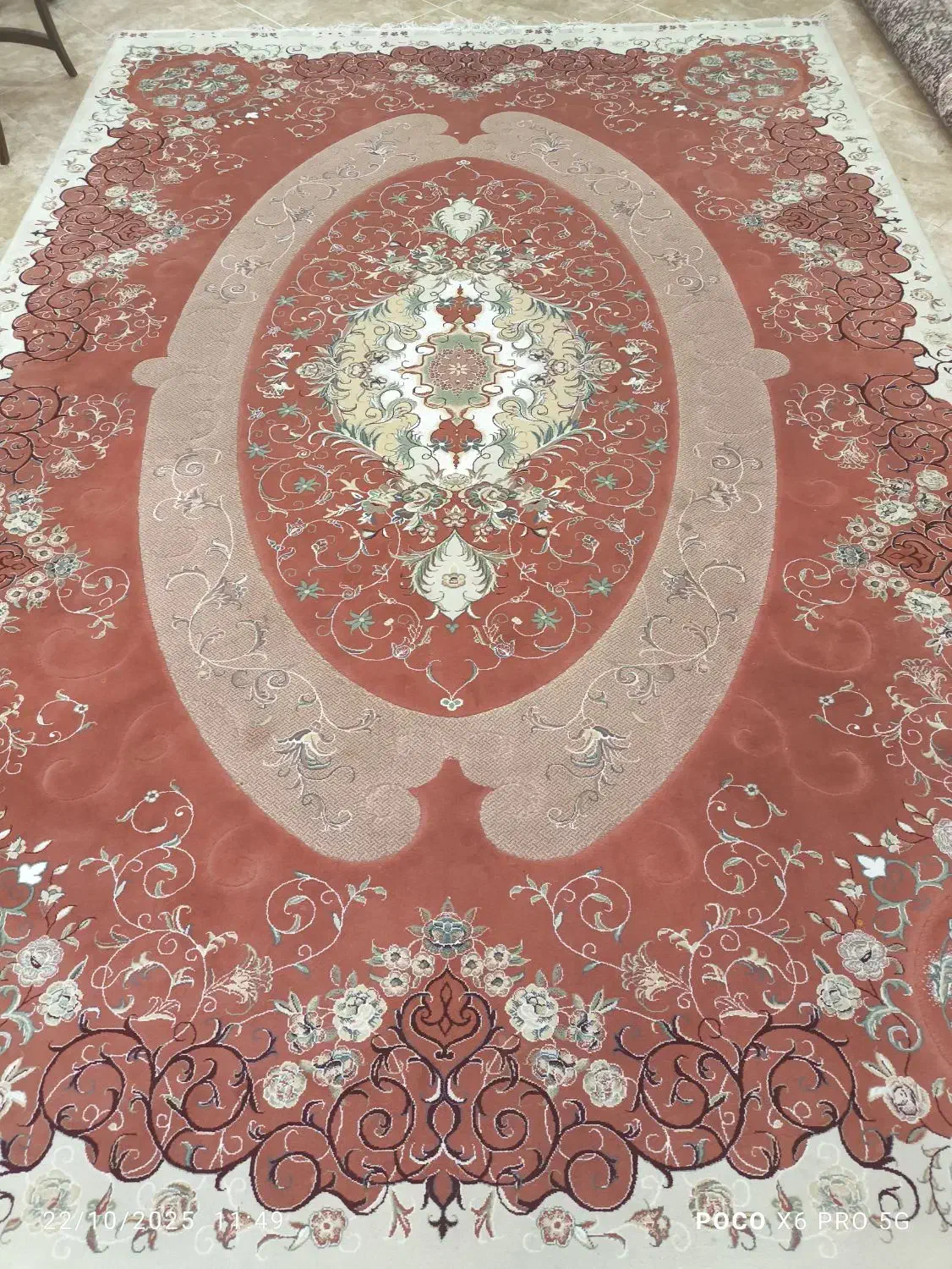 دو تخته فرش 9متری طرح گردون 1200شانه تراکم 320|فرش|آبادان, |دیوار
