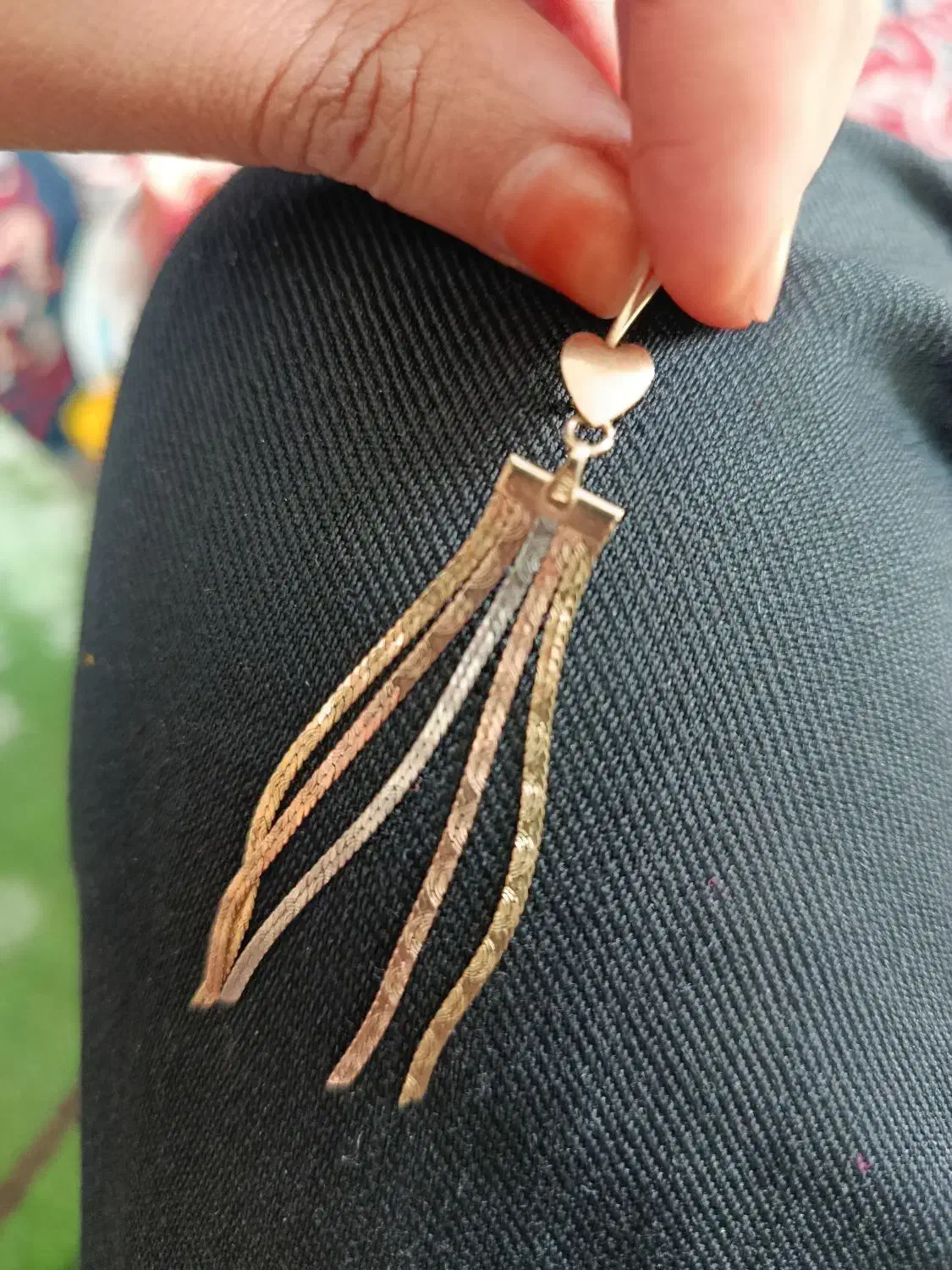 گوشواره طلا مدل ریخته|جواهرات|تبریز, |دیوار