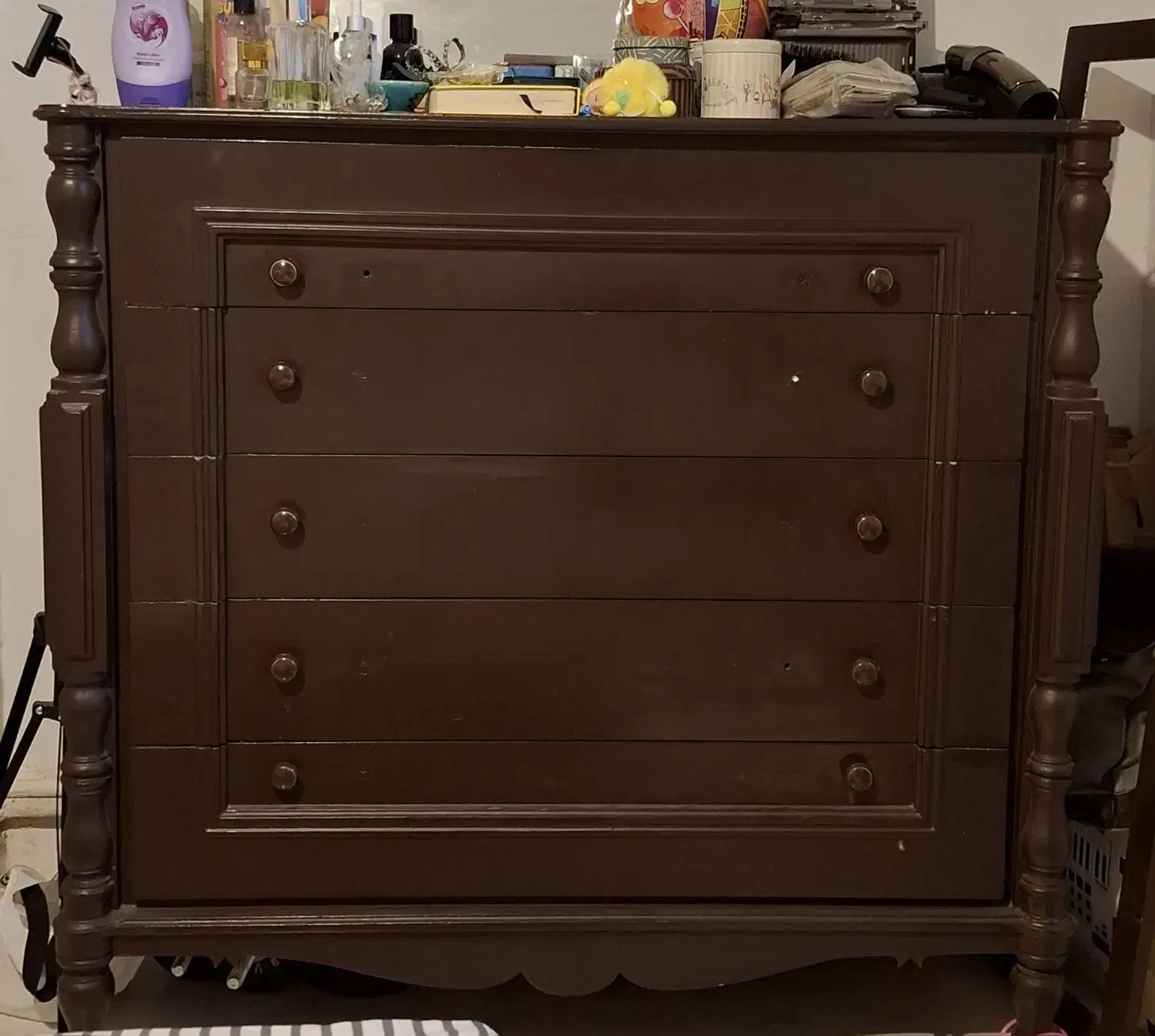 دراور ۵ کشو چوبی|جاکفشی، کمد، دراور|تهران, پرواز|دیوار